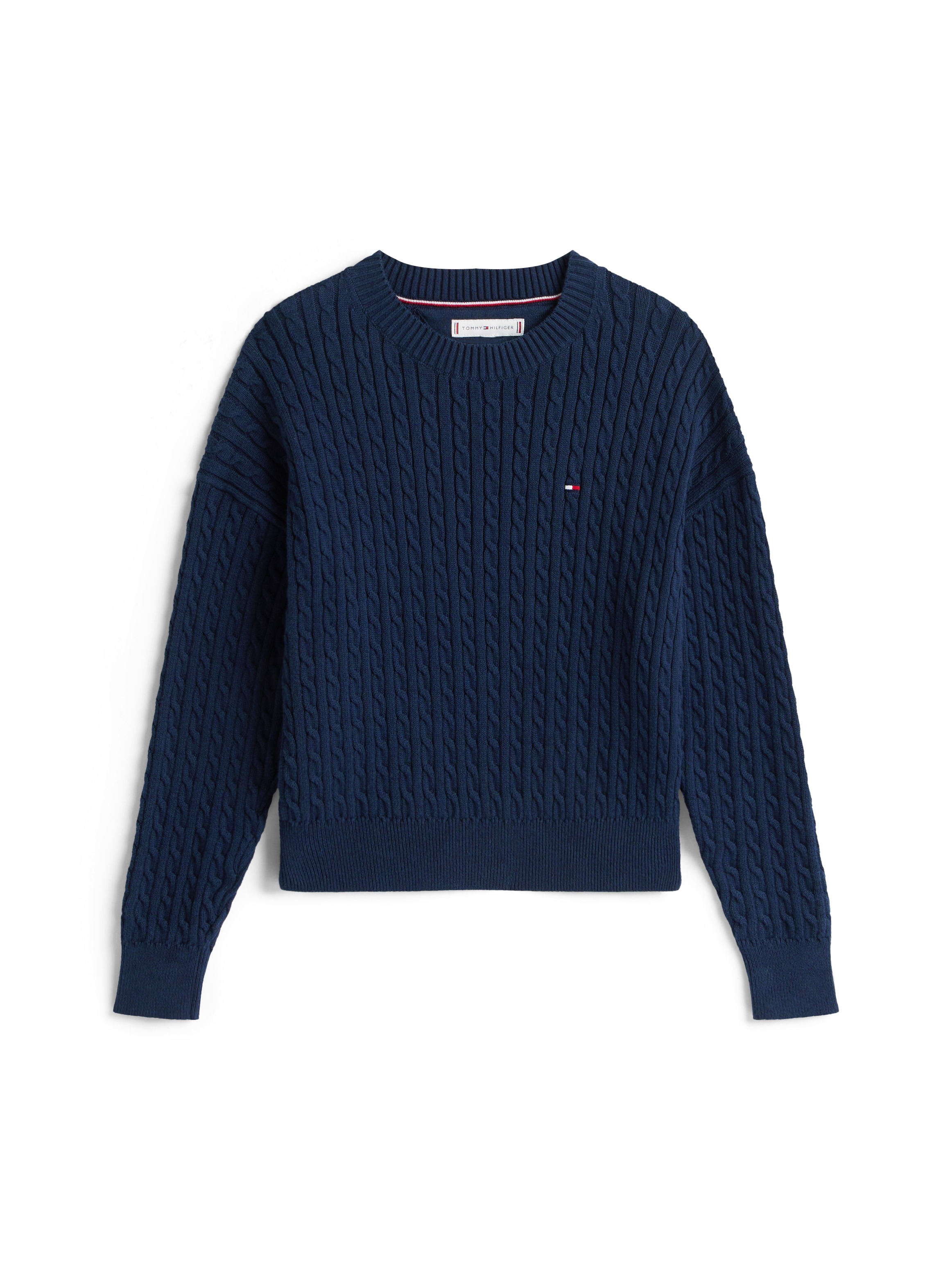 Tommy Hilfiger Strickpullover »CABLE SWEATER«, Kinder bis 16 Jahre
