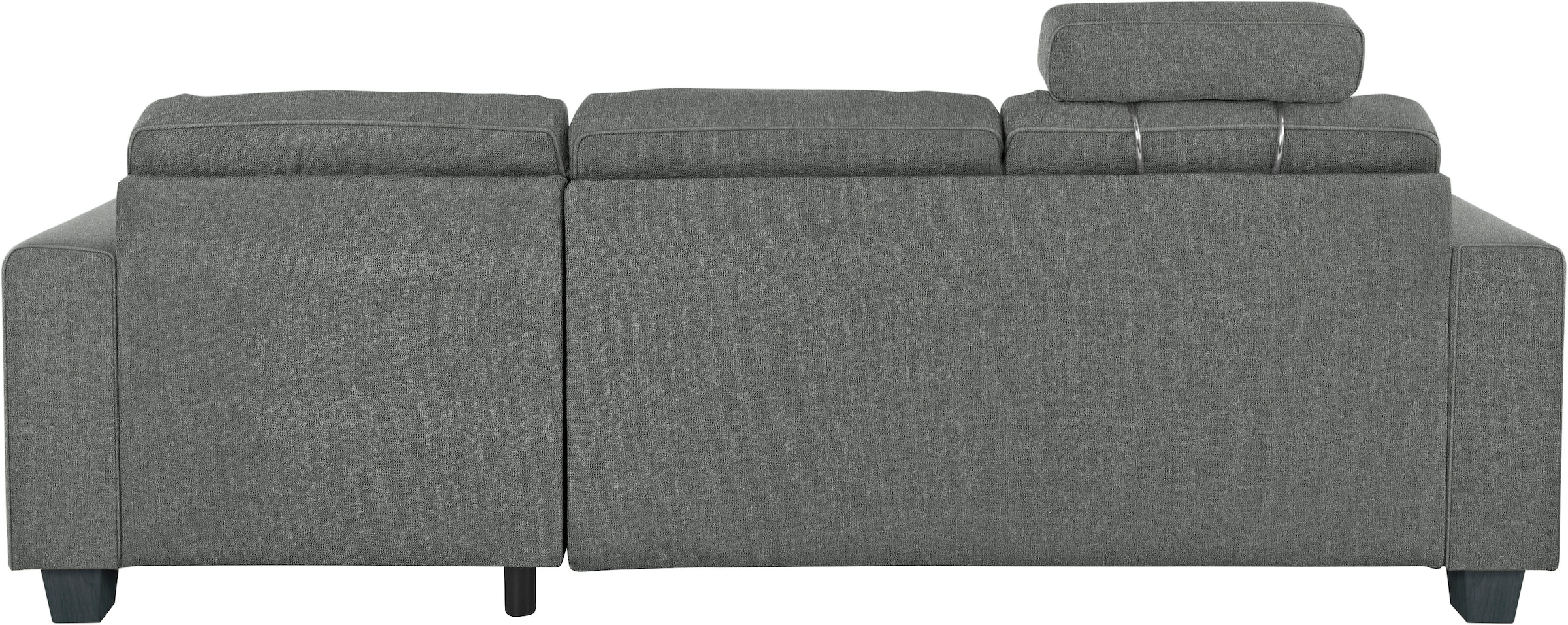 TRENDMANUFAKTUR Ecksofa »Chamber, zeitlos und modern, bequem mit hohem Sitzkomfort, L-Form«, inklusive einer Kopfstütze, wahlweise mit Schlaffunktion
