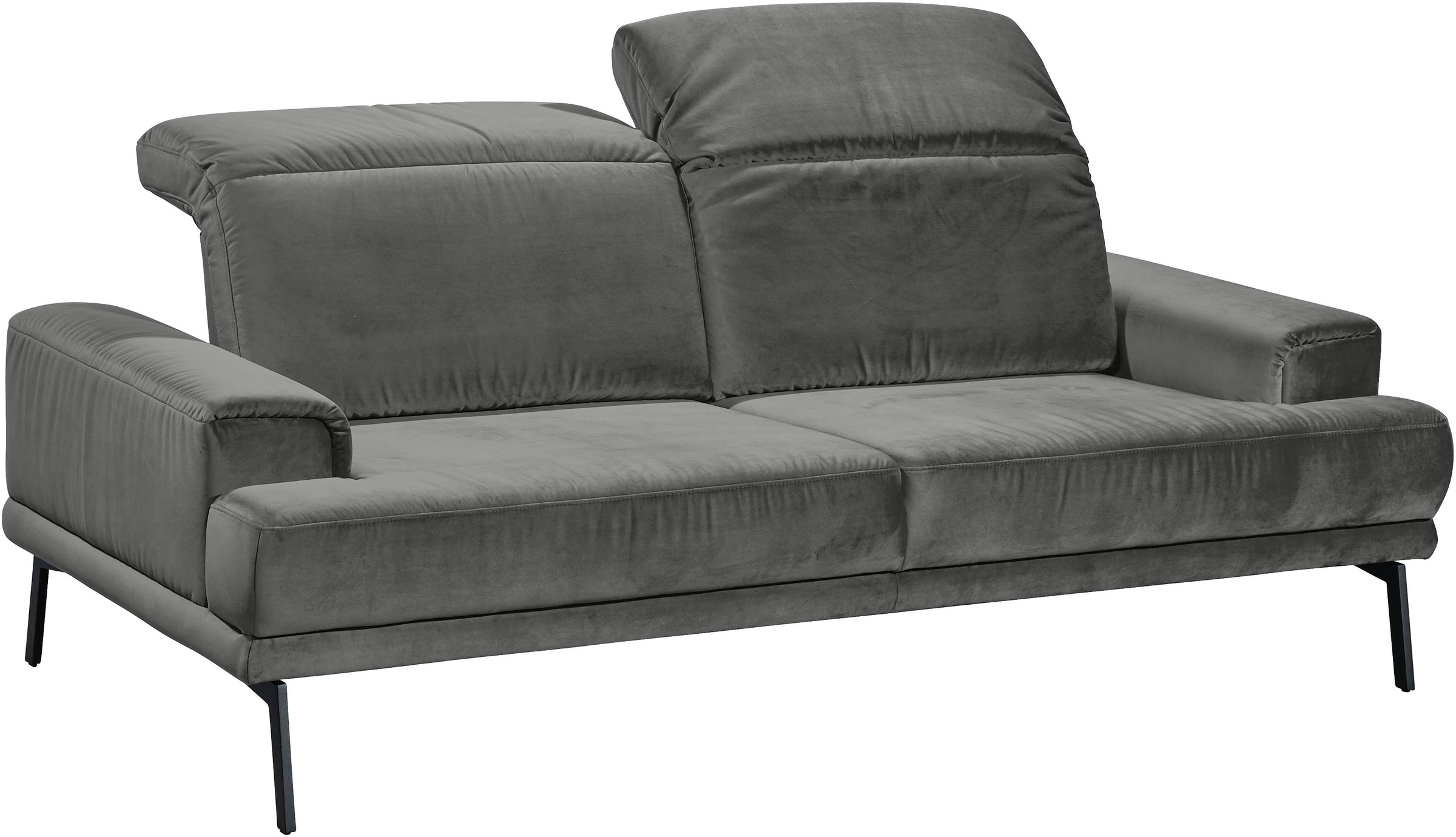 Musterring 2-Sitzer »MR 4580«, inkl. Kopf- und Sitztiefenverstellung, Fuß schwarz, B198 x T103 cm