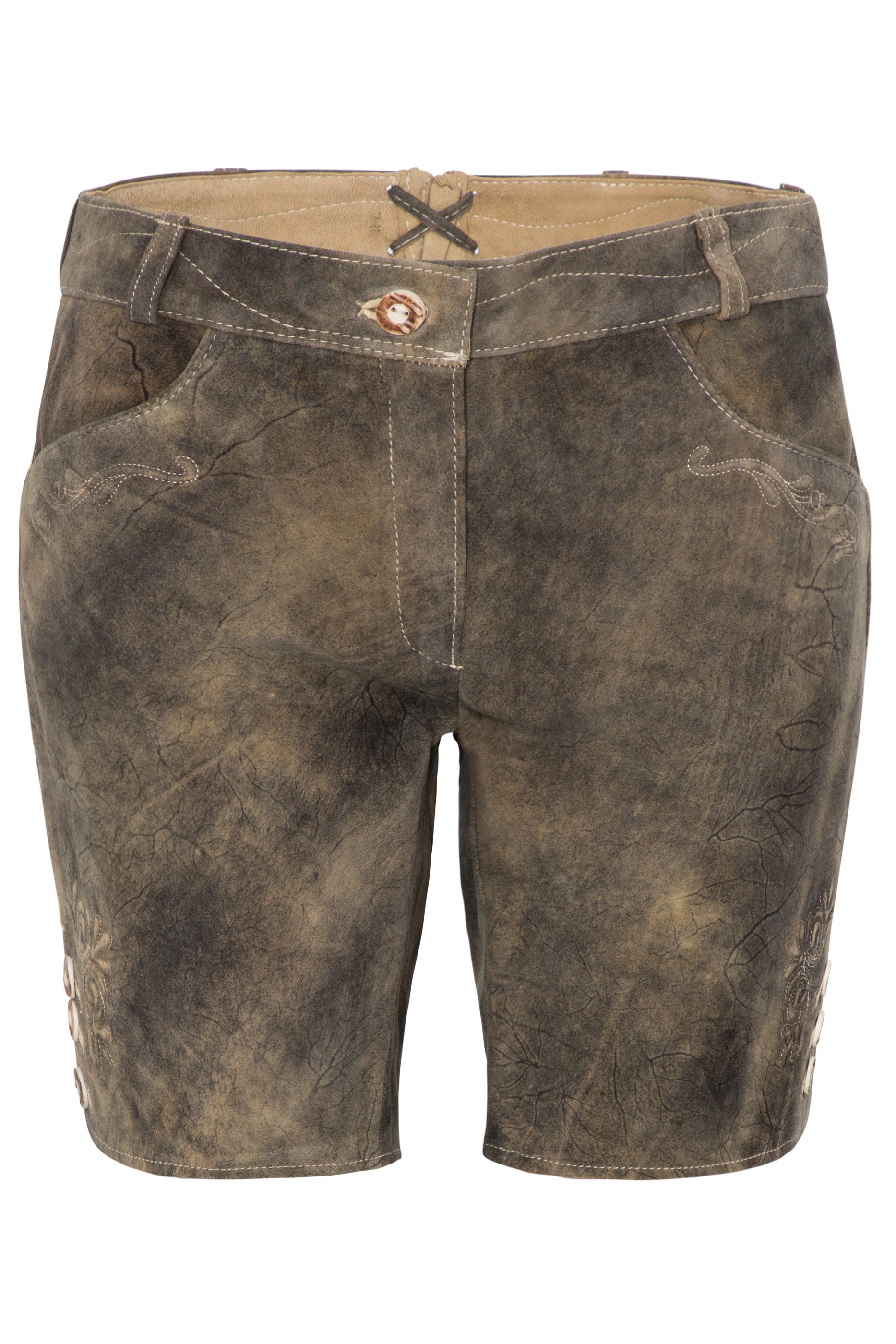 Spieth & Wensky Lederhose Walz 36 cm, mit Reißverschluss