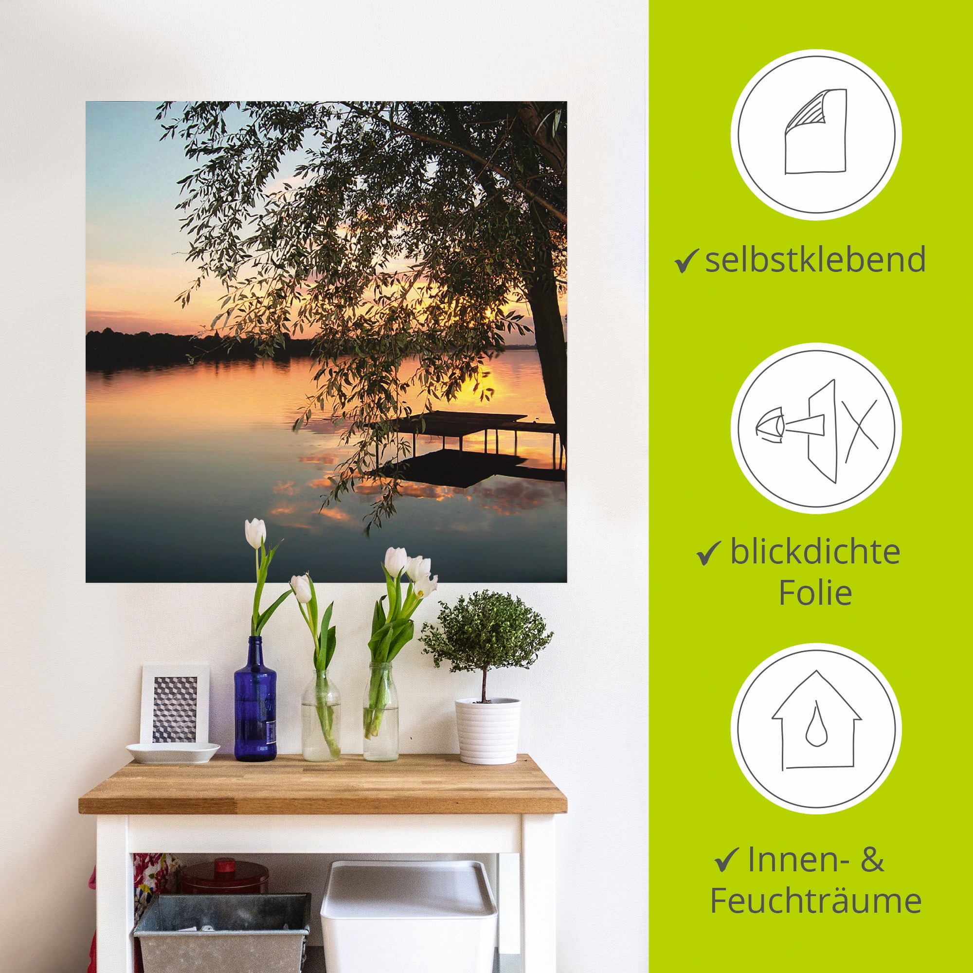 Artland Wandbild »Landschaftsfotografie«, Gewässer, (1 St.), als Poster, Wandaufkleber in verschied. Größen