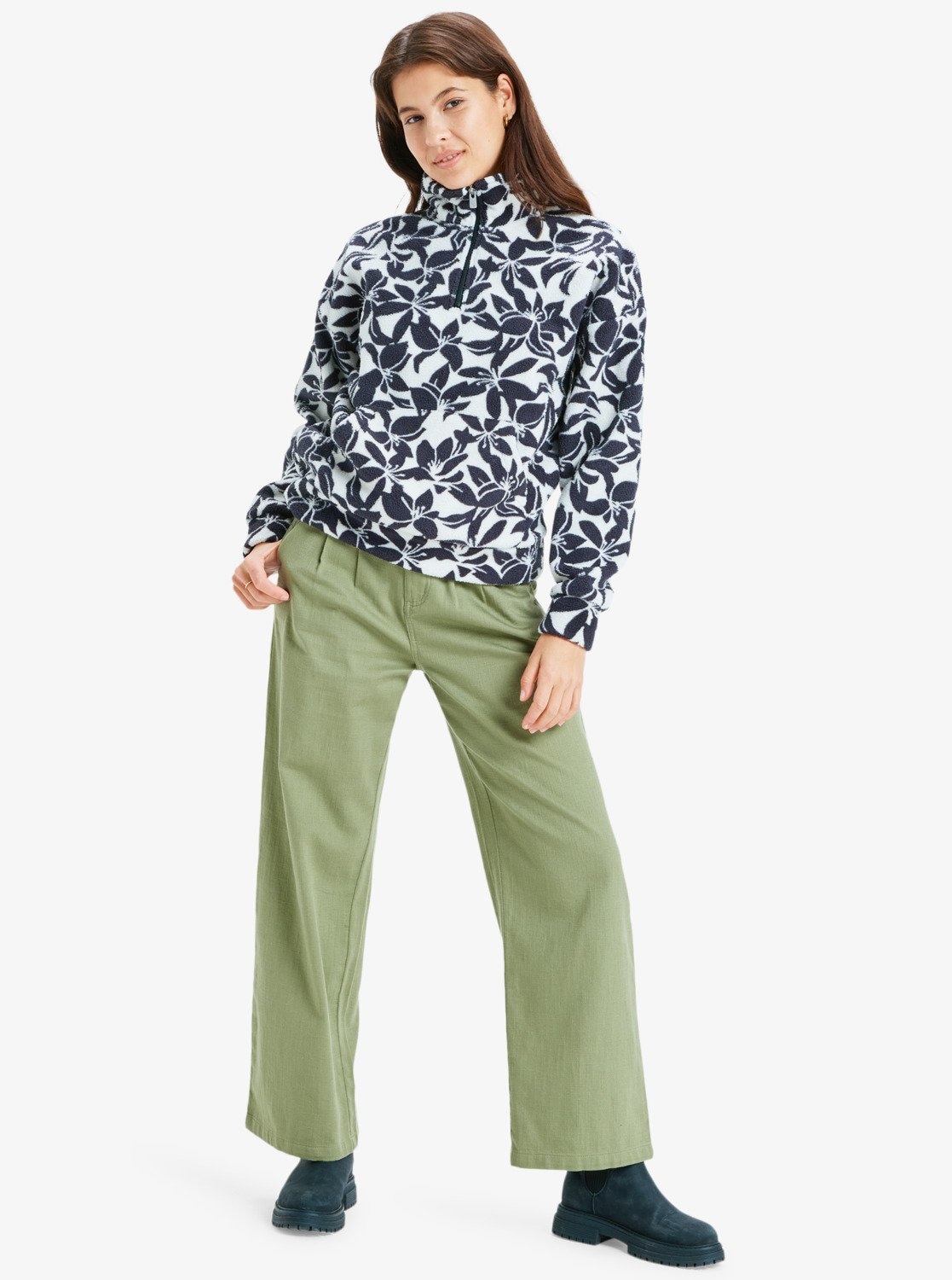 Roxy Strickfleece-Pullover »LIVE OUT LOUD« 1 Stk. tlg.