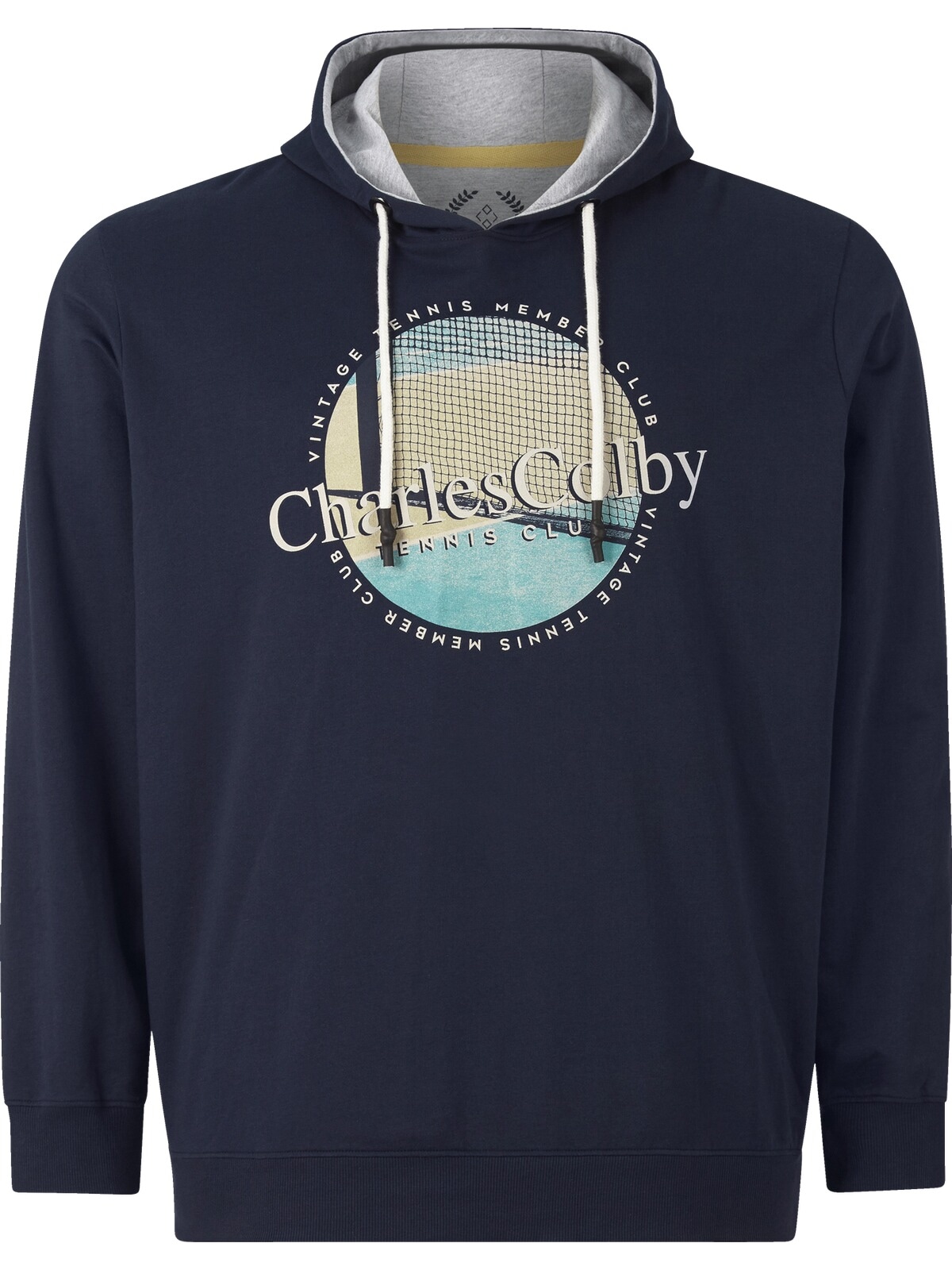 Charles Colby Kapuzensweatshirt »Sweatshirt EARL COLUM«, (1 tlg.), +Fit Kollektion Kontrastkapuze