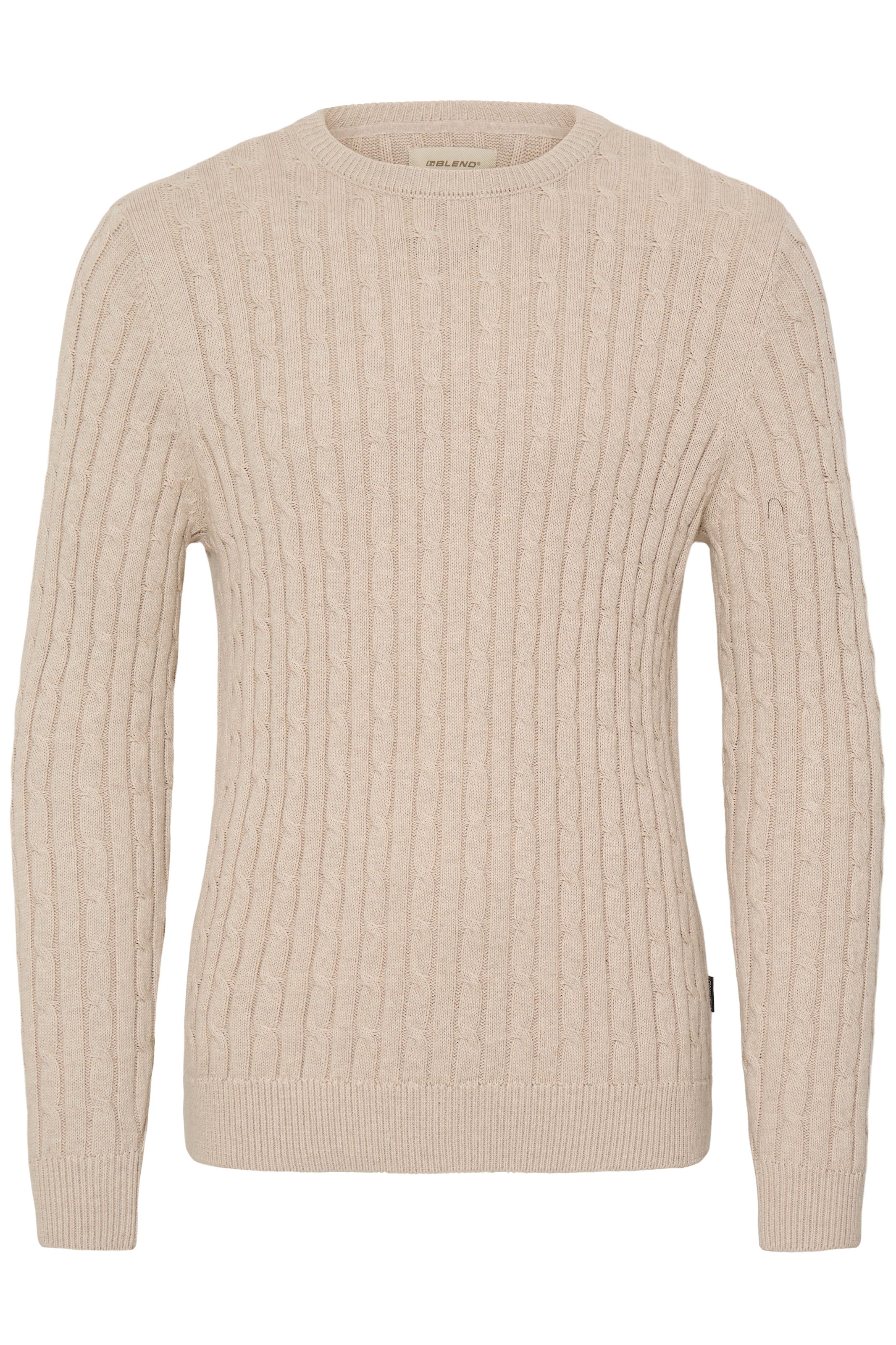 Blend Rundhalspullover »BHCURT PULLOVER« Baumwolle, regular fit
