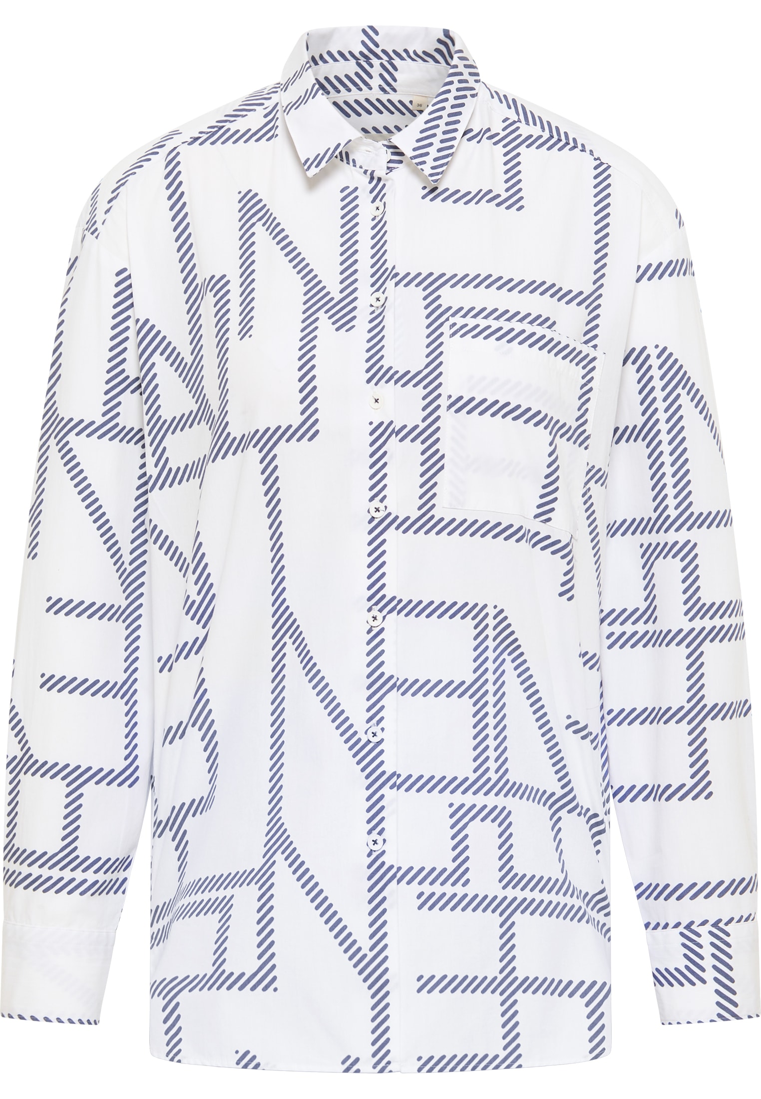 Eterna Hemdbluse »OVERSIZE FIT« EASY IRON (bügelleicht)