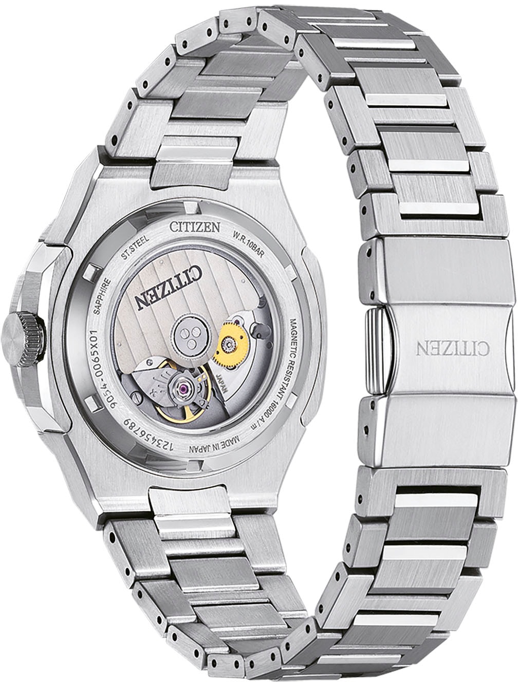 Citizen Automatikuhr »Series 8 GMT«, Armbanduhr,Herrenuhr,Saphirglas,bis 10bar wasserdicht,Edelstahlarmband