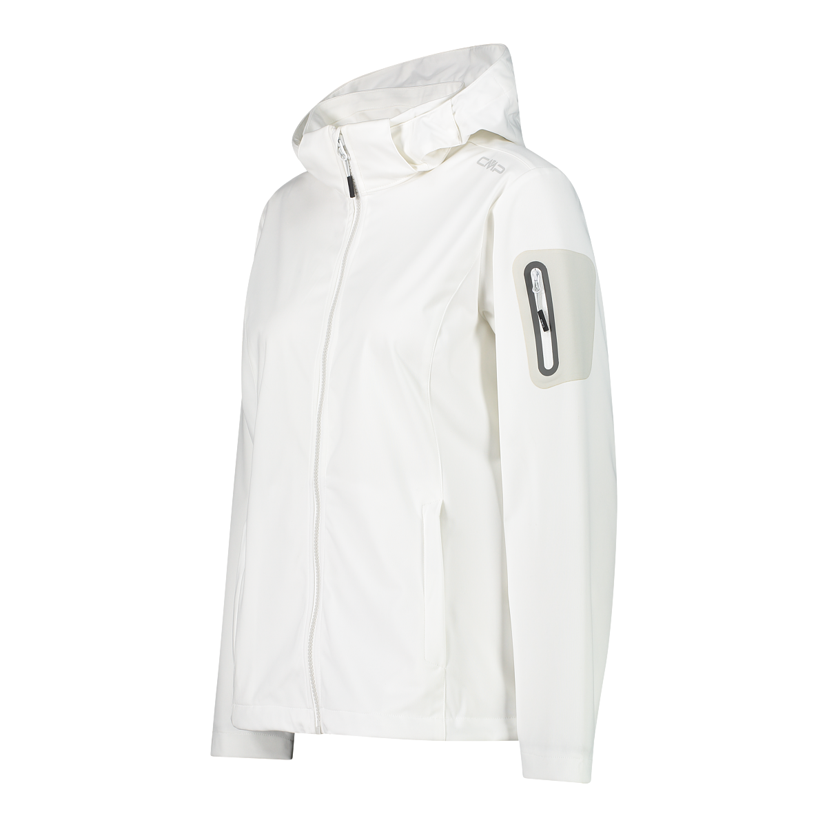 CMP Softshelljacke, mit Kapuze, Atmungsaktiv & Windabweisend & Wasserabweisend & Leichtes Material