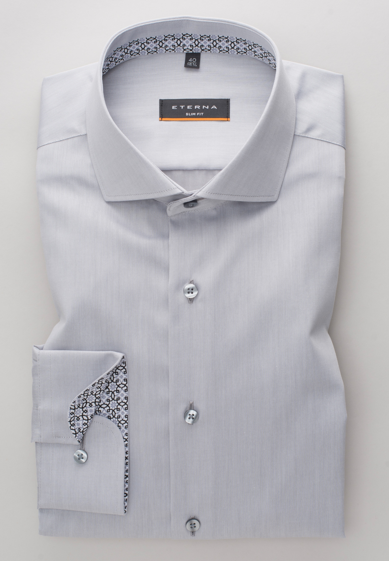 Eterna Langarmhemd »SLIM FIT«, NON IRON (bügelfrei)