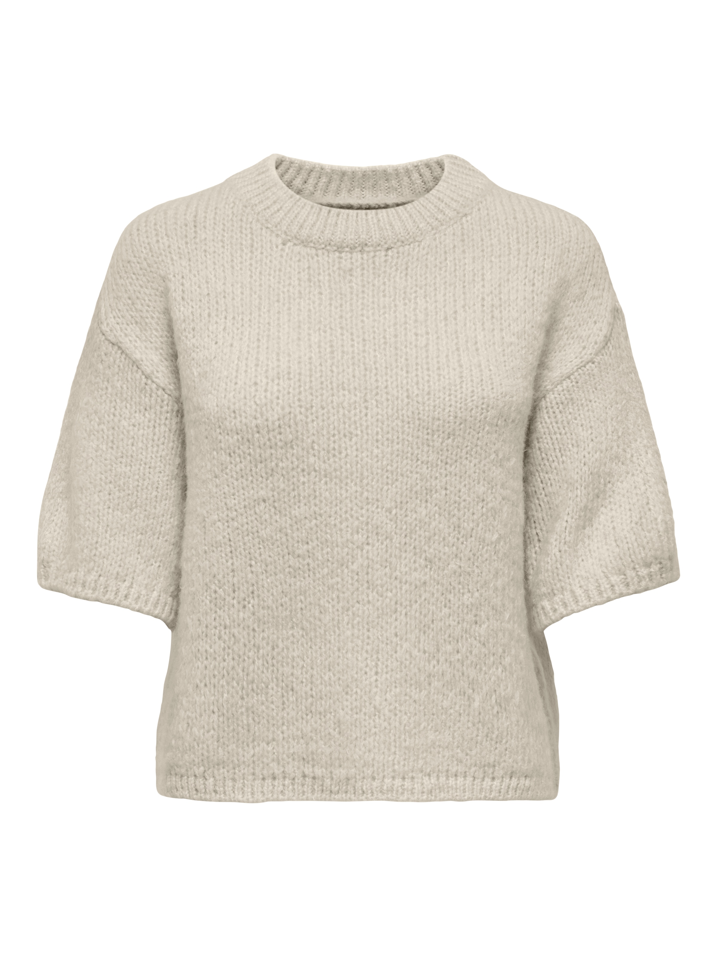 JDY Kurzarmpullover »JDYLINEA S/S PULLOVER O-NECK KNT NOOS« Kunstfaser, Rippstrick