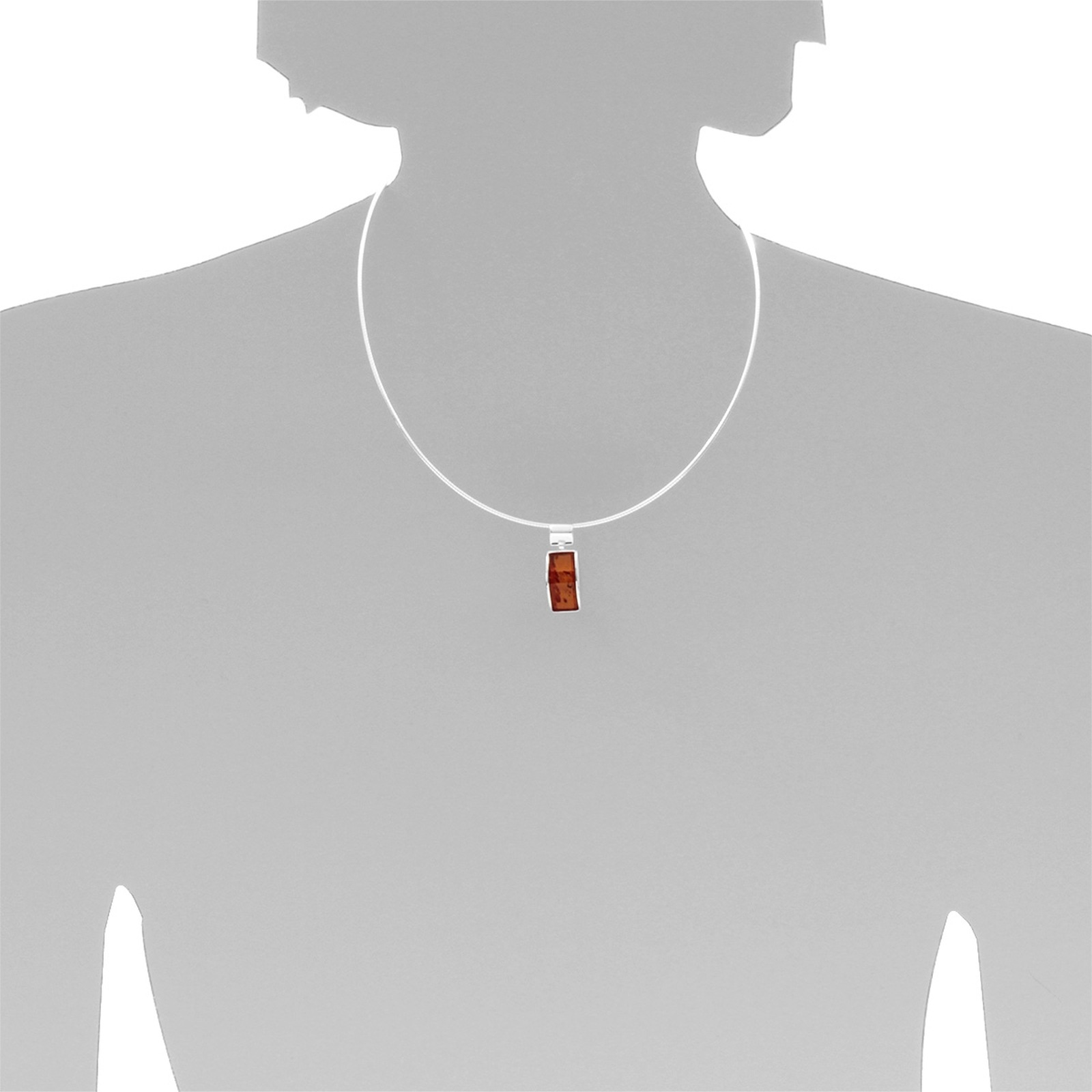 OSTSEE-SCHMUCK Kettenanhänger »- Feikje - Silber 925/000 - Bernstein«