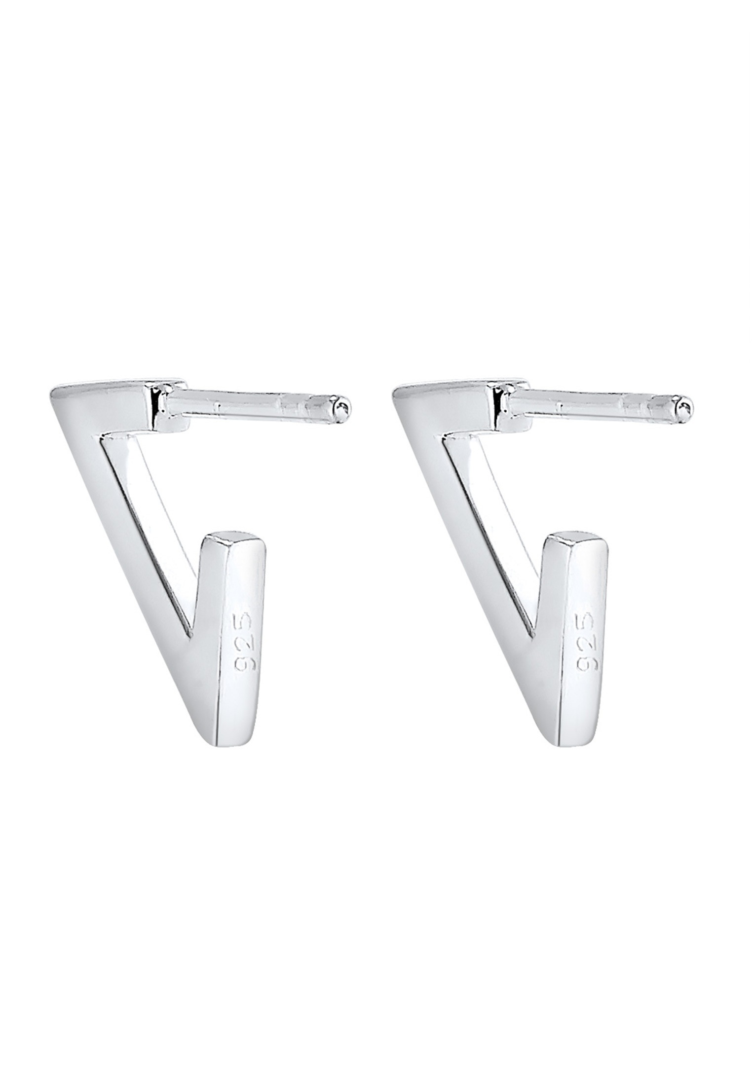 Elli Paar Ohrstecker »Ohrringe Basic Geo Creole Dreieck 925 Sterling Silber«