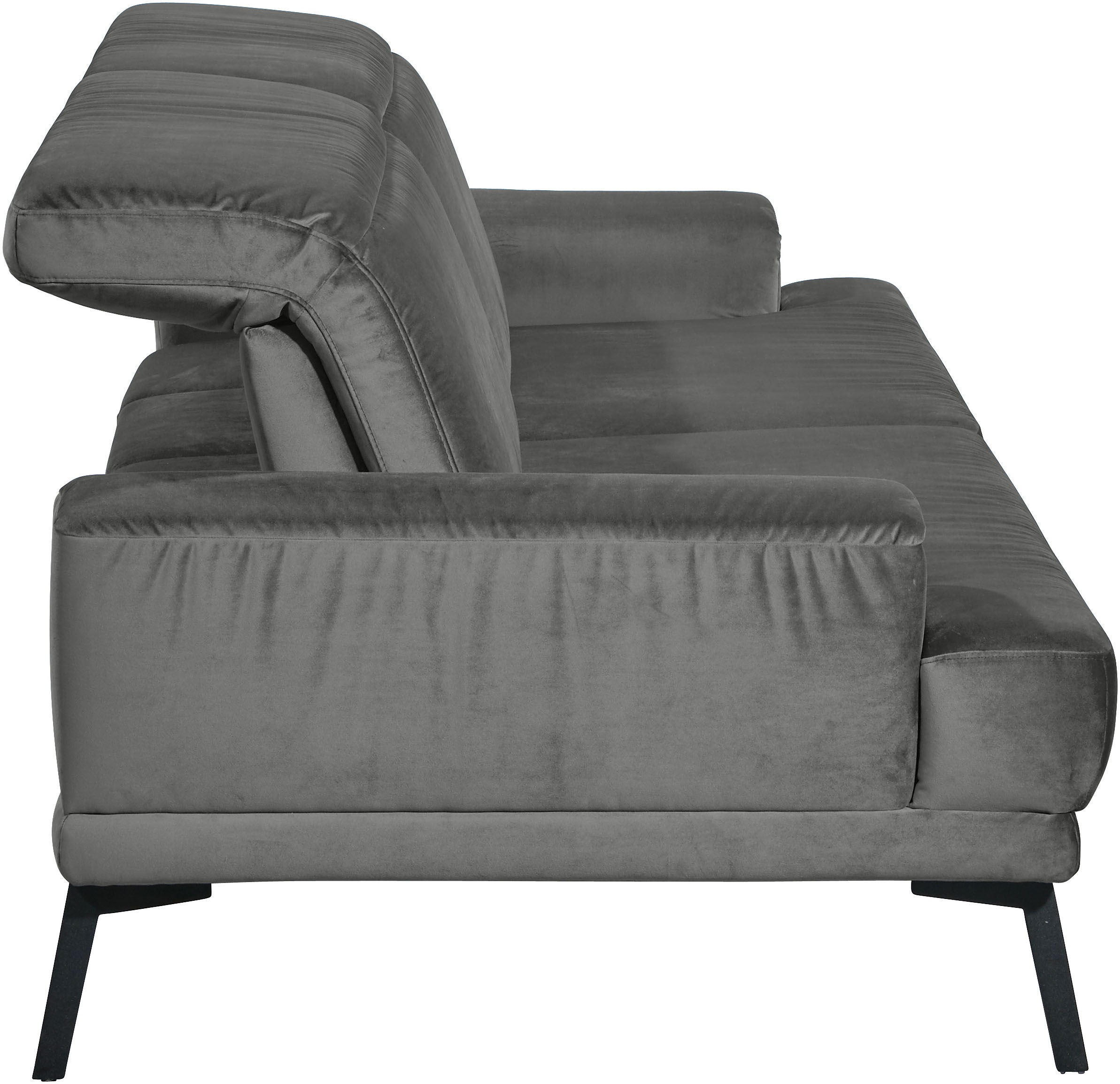Musterring 2-Sitzer »MR 4580«, inkl. Kopf- und Sitztiefenverstellung, Fuß schwarz, B198 x T103 cm
