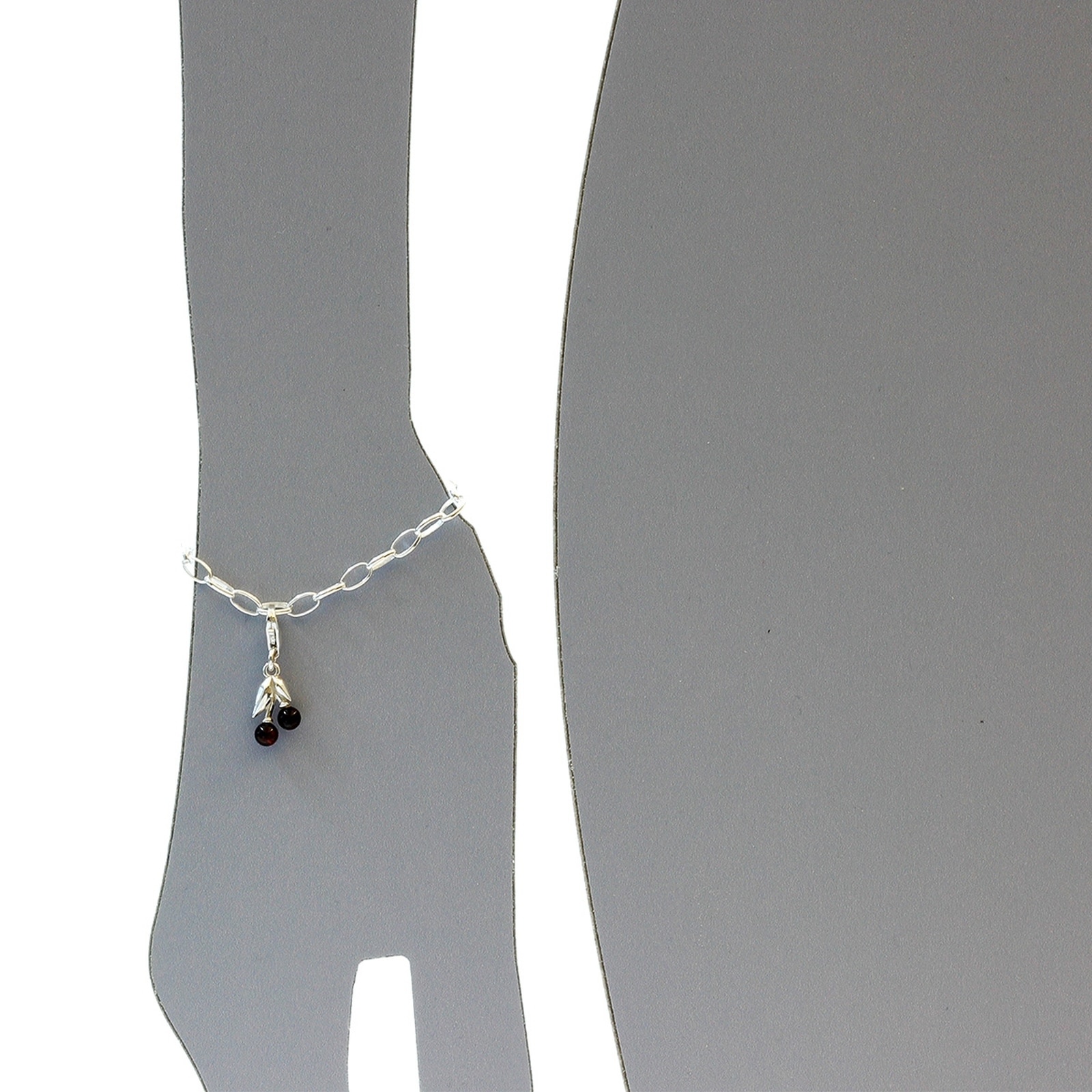 OSTSEE-SCHMUCK Kettenanhänger »- Kirsche - Silber 925/000 - Bernstein«
