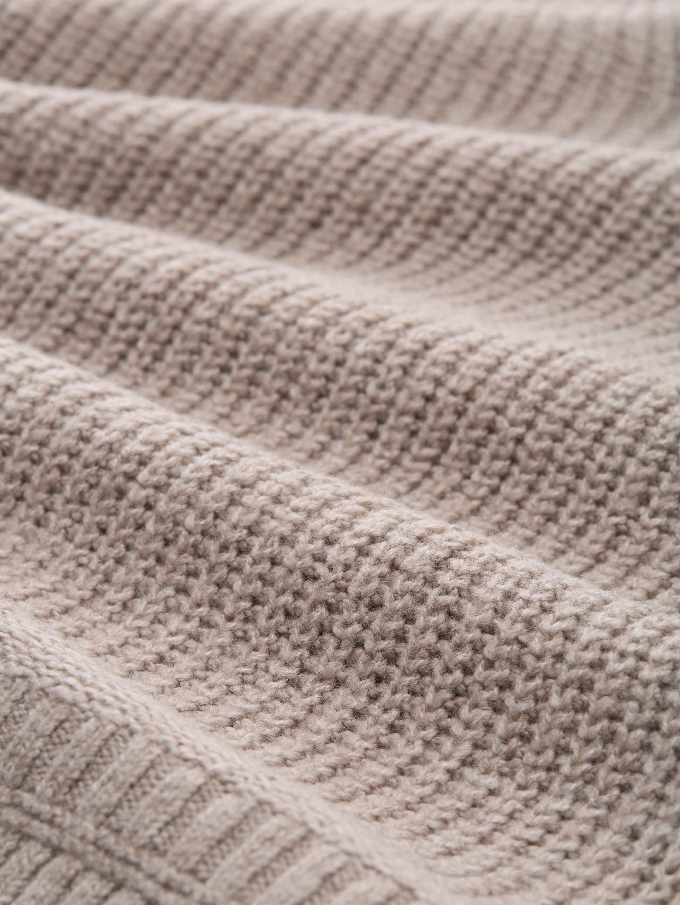 TOM TAILOR Strickpullover mit Rippstruktur