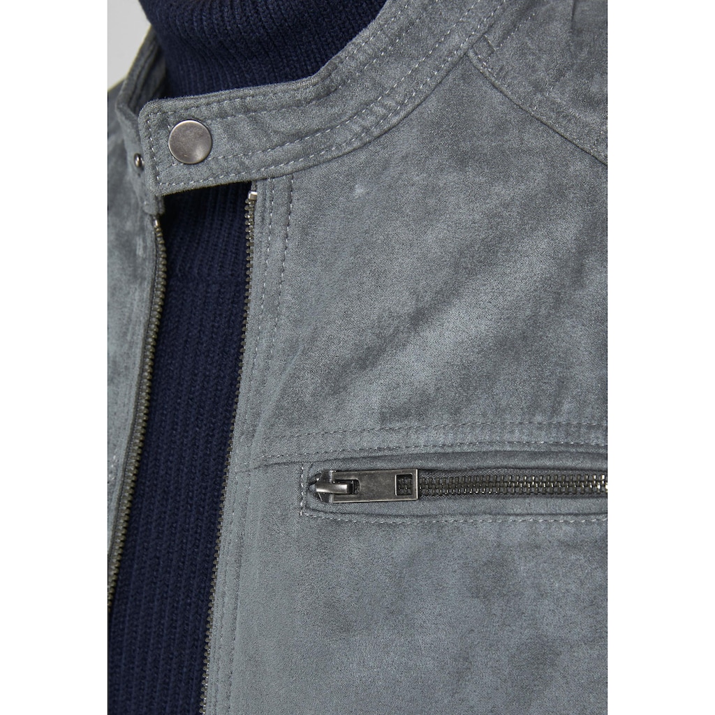 Jack & Jones Bikerjacke »ROCKY JACKET«, ohne Kapuze