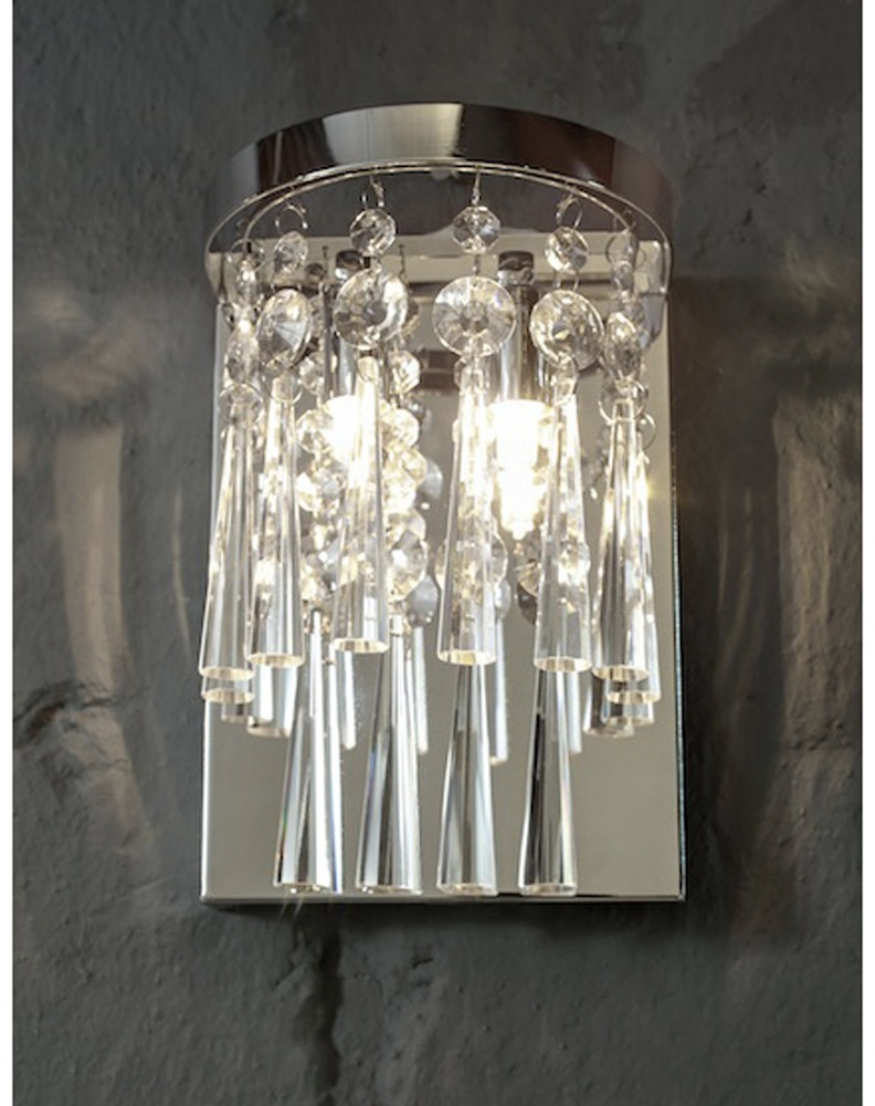 SPOT Light Wandleuchte »LUXORIA«, 2 dekorativ, OTTO bei Kristallglas, flammig-flammig, inklusive, LED-Leuchtmittel Echtes bestellen hochwertig