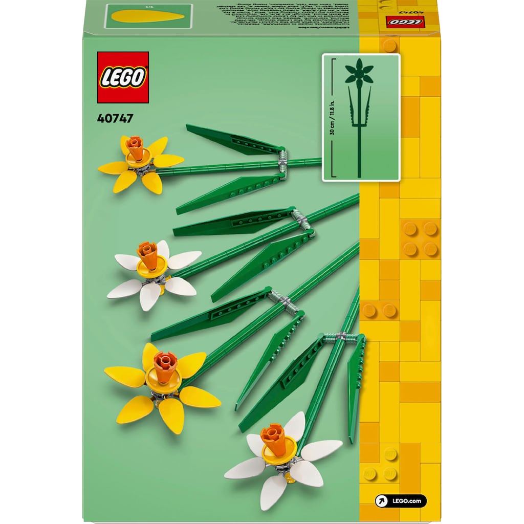 LEGO® Konstruktionsspielsteine »Narzissen (40747), LEGO Iconic«, (216 St.)