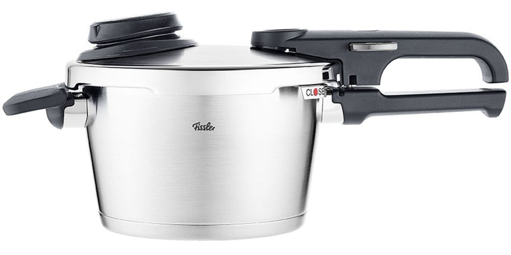 Fissler Schnellkochtopf »Vitavit® Premium Edelstahl Dampfkochtopf mit Einsatz Induktion« 3 tlg. Edelstahl 18/10