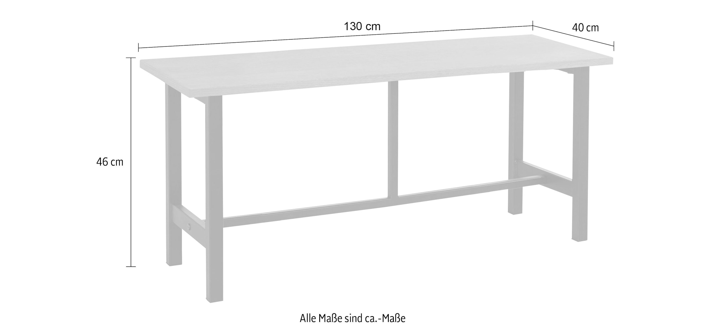 Guido Maria Kretschmer Home&Living Essbank »Sare«, Mit Echtholzfurnier aus Eiche