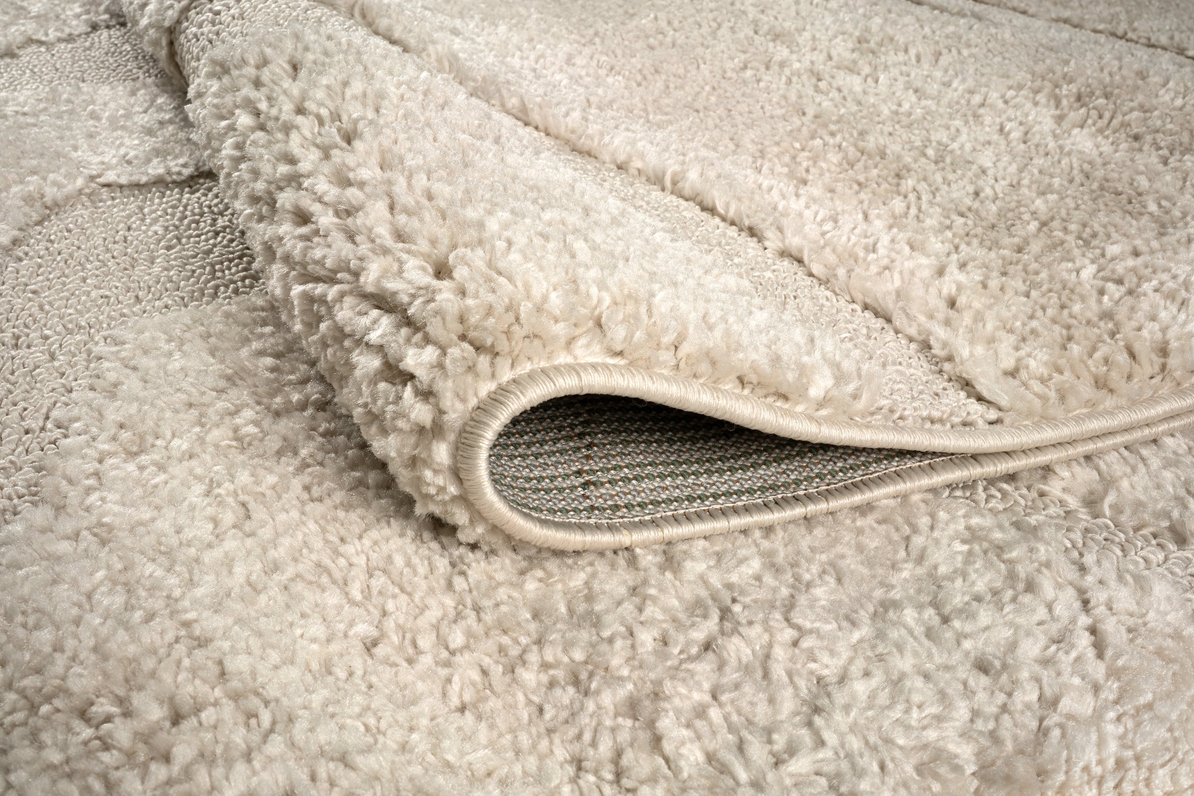 OTTO home Teppich »Flowa, Wellenmuster, Hoch-Tief« rechteckig 20 mm Höhe Modernes Design, 3D Optik, Designteppich, Wohnzimmer