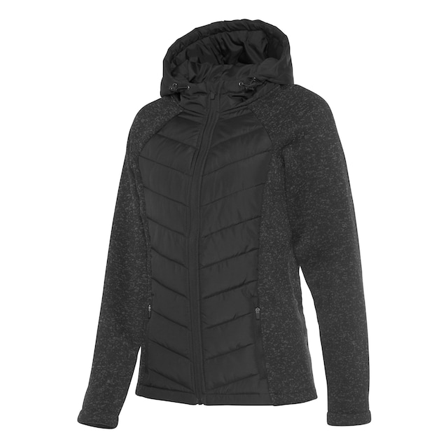 Vivance Steppjacke, mit Kapuze, mit Strickfleece-Ärmeln bestellen bei OTTO