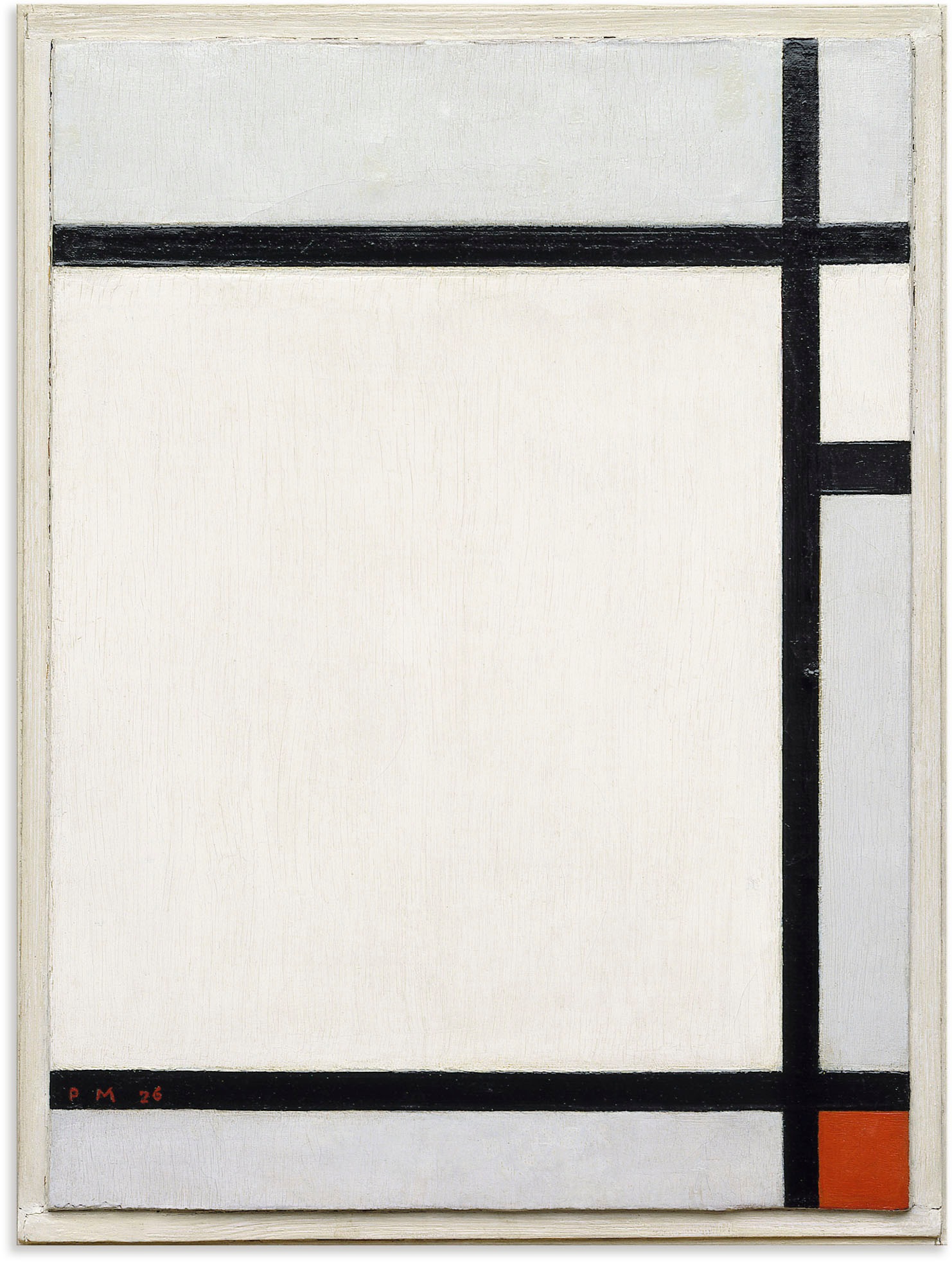 Artland Wandbild »Komposition IV, mit Rot. 1926«, Muster, (1 St.), in vielen Größen & Produktarten - Alubild / Outdoorbild für den Außenbereich, Leinwandbild, Poster, Wandaufkleber / Wandtattoo auch für Badezimmer geeignet