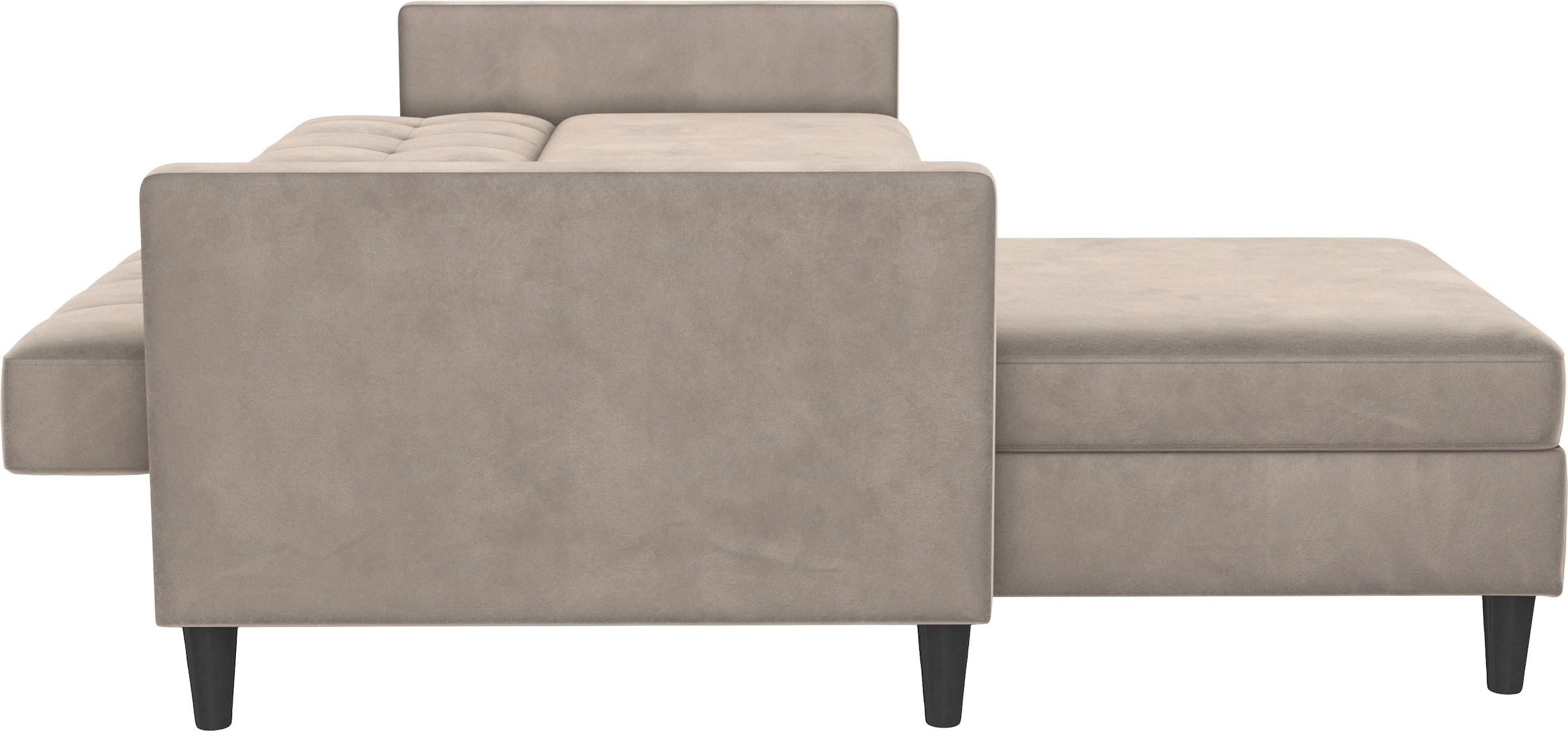 Dorel Home Ecksofa »Hartford II«, mit Bettfunktion und Stauraum, Recamiere beidseitig montierbar