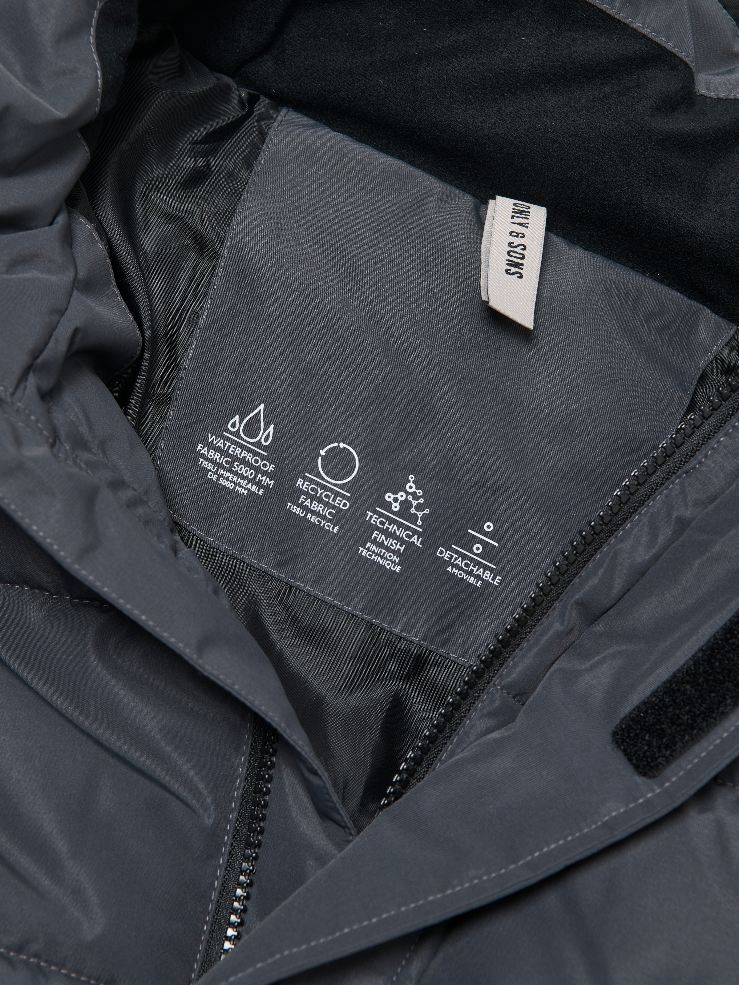 ONLY & SONS Steppjacke »ONSCARL LIFE LONG QUILTED COAT NOOS OTW« mit Kapuze