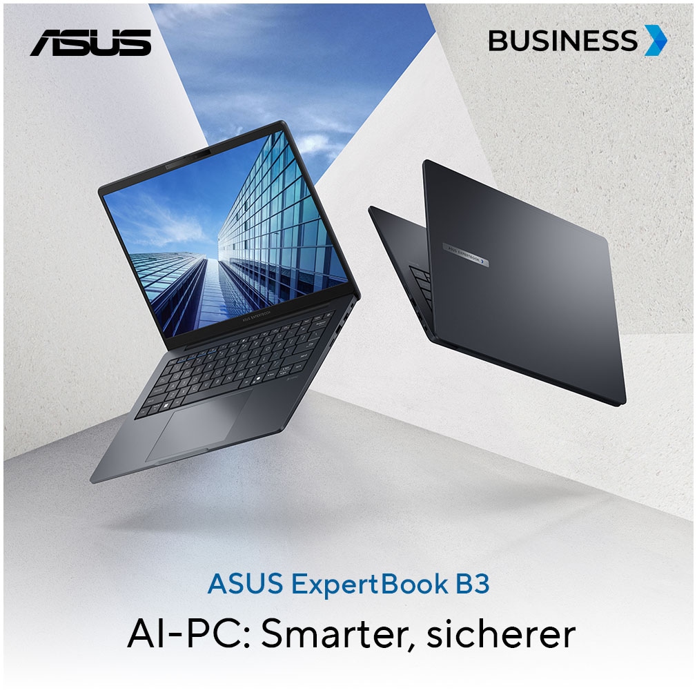 Asus Notebook »ExpertBook B3 B3405CCA-LY0066X« 35,6 cm / 14 ″ Intel Core Ultra 5 Intel Graphics 512 GB SSD