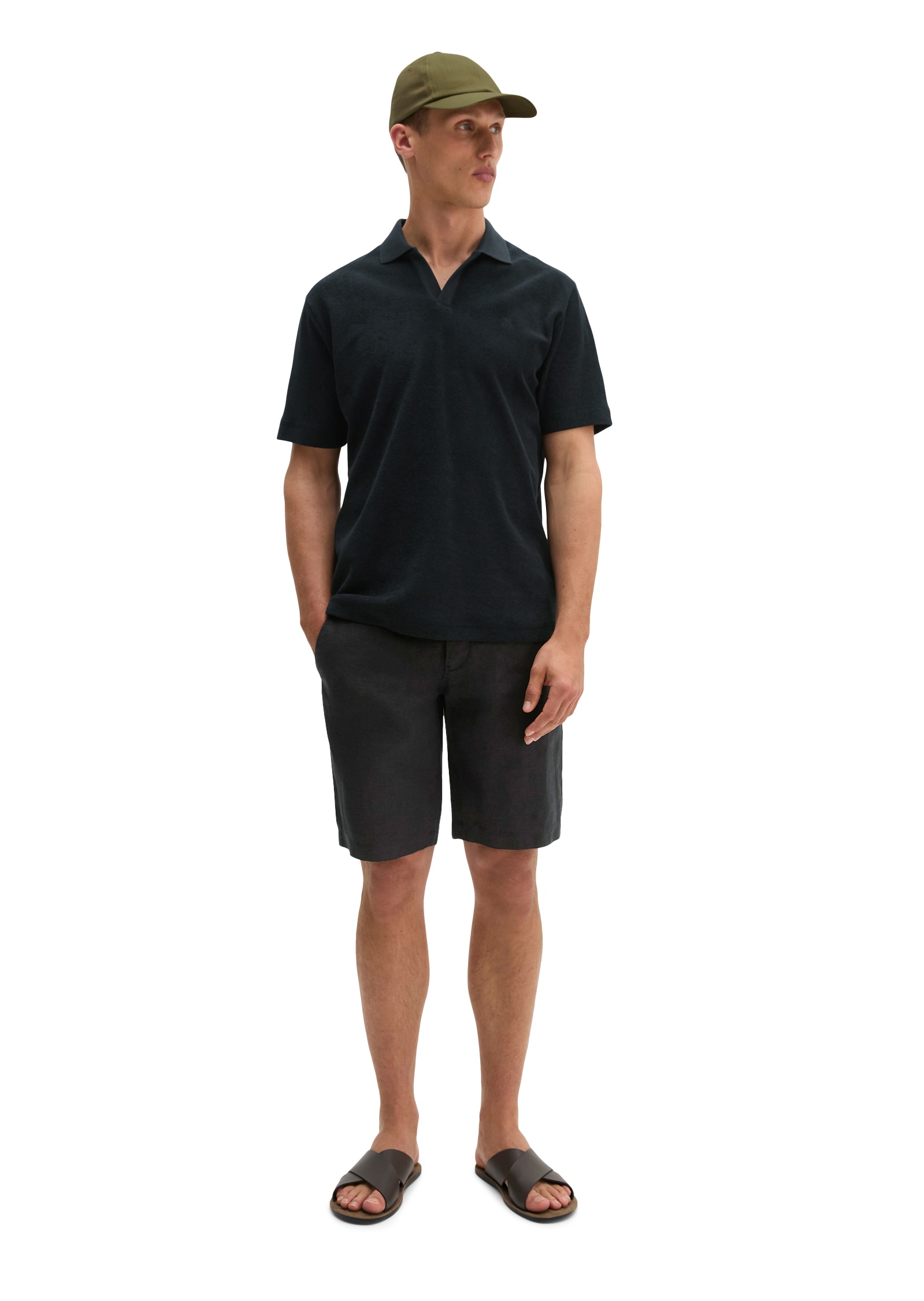 Marc O'Polo Poloshirt regular aus weichem Jersey-Frottee