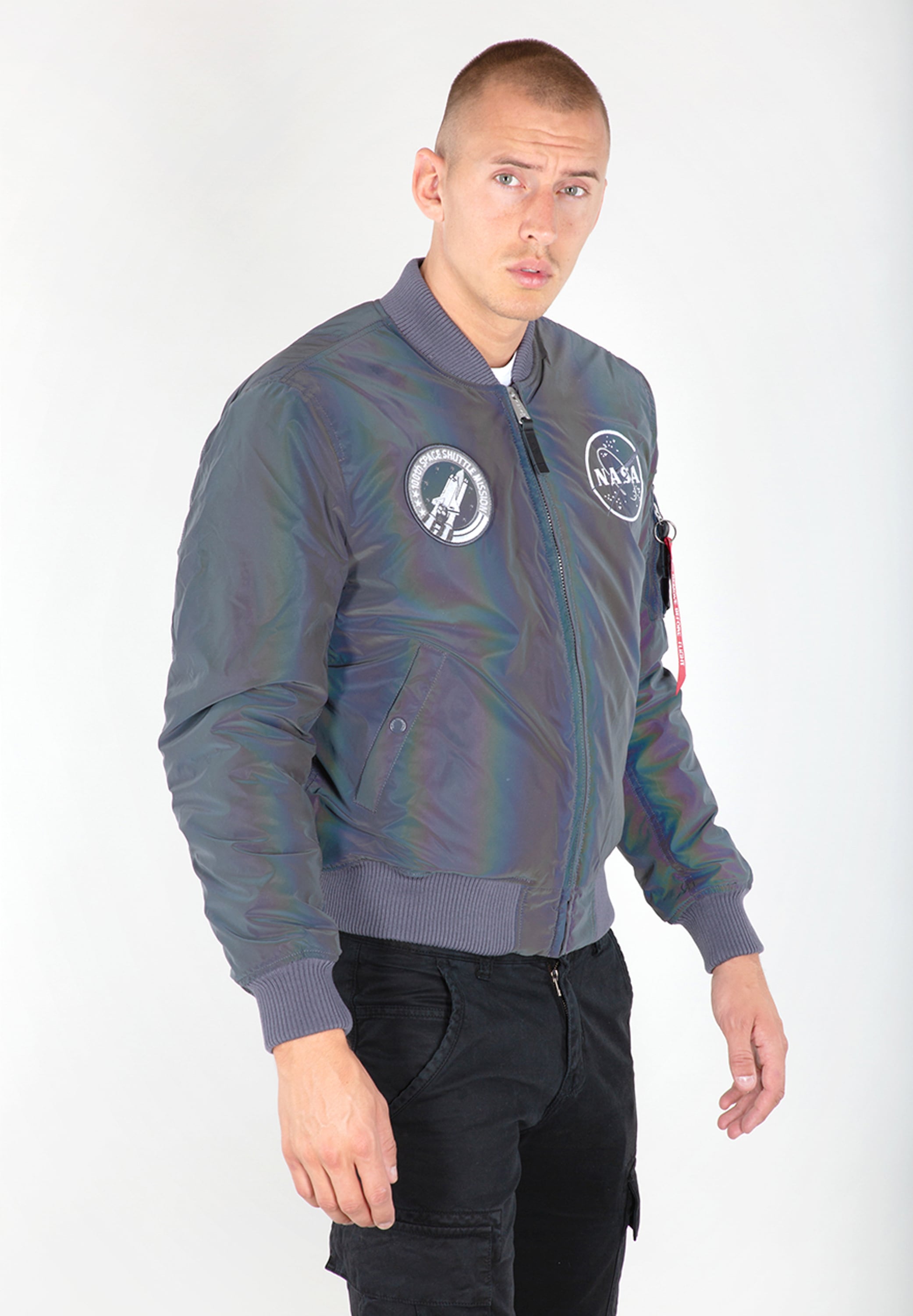 Alpha Industries Bomberjacke »Alpha Industries Men - Bomber Jackets MA-1 NASA Rainbow Ref.«