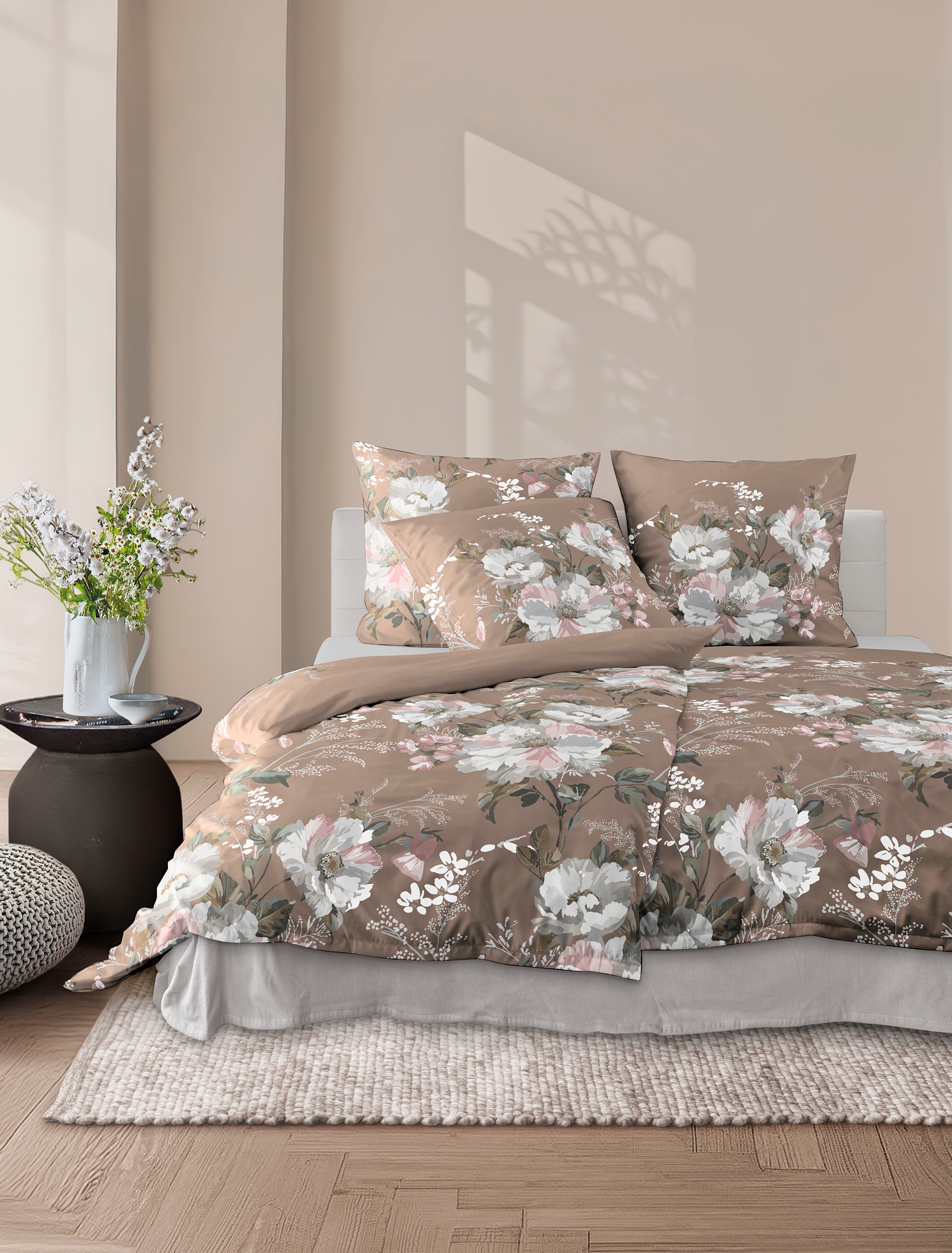 Irisette Bettwäsche »Wave 8781« 2 Mako-Satin, anschmiegsam und atmungsaktiv, Ganzjahresqualität