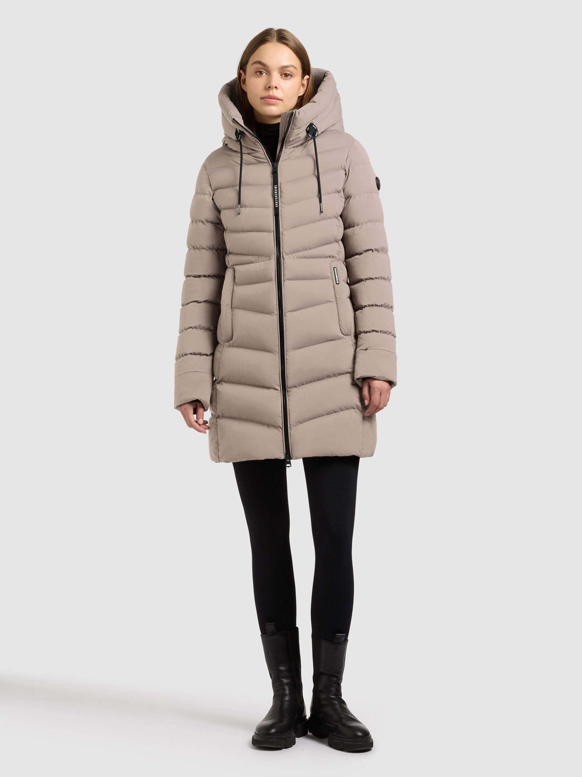 khujo Steppmantel »TUHANI5« mattes Obermaterial