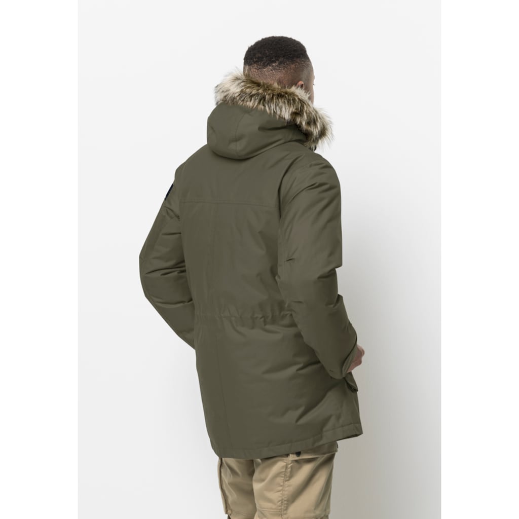 Jack Wolfskin Funktionsparka »WINTERFROST DOWN PARKA M«, mit Kapuze