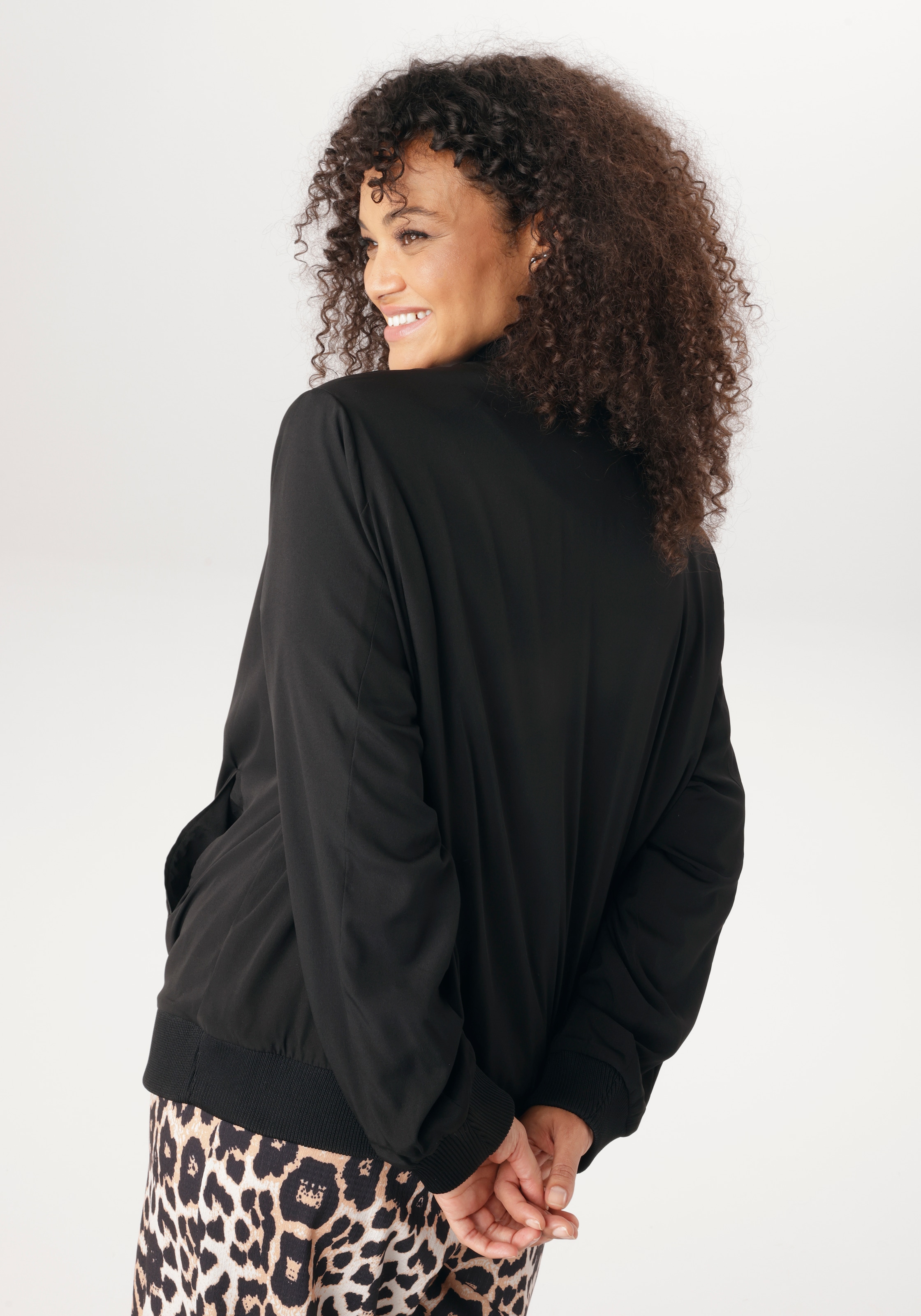 Aniston PLUS Blouson In Crepe-Qualität - NEUE KOLLEKTION