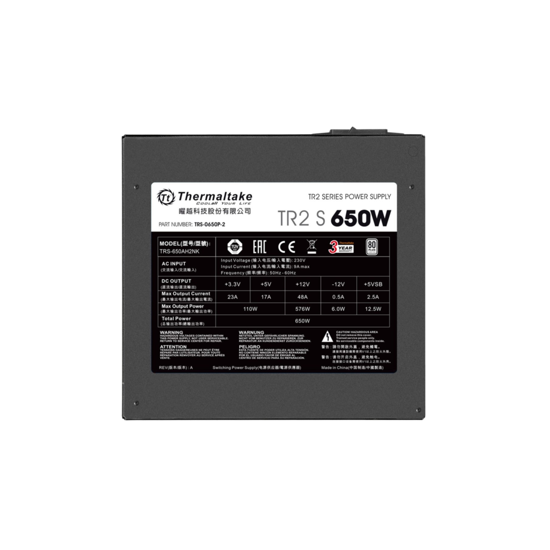 Thermaltake Netzteil »TR2 S 650W«