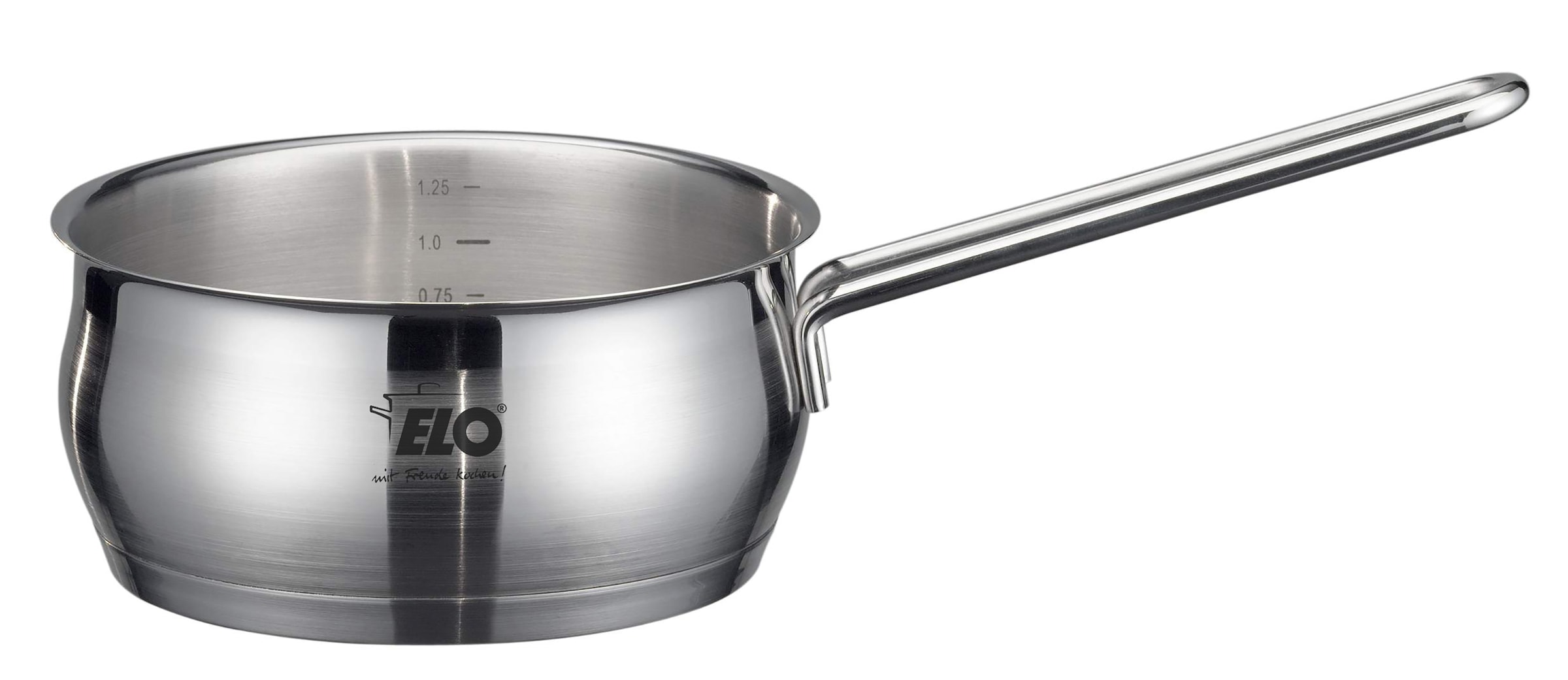 Elo Topf-Set »Platin« Set, 1 Bratentopf 20 cm, je 1 Fleischtopf 16/20/24 cm, 1 Kasserolle 16 cm, 9 Stk. tlg. Edelstahl 18/10