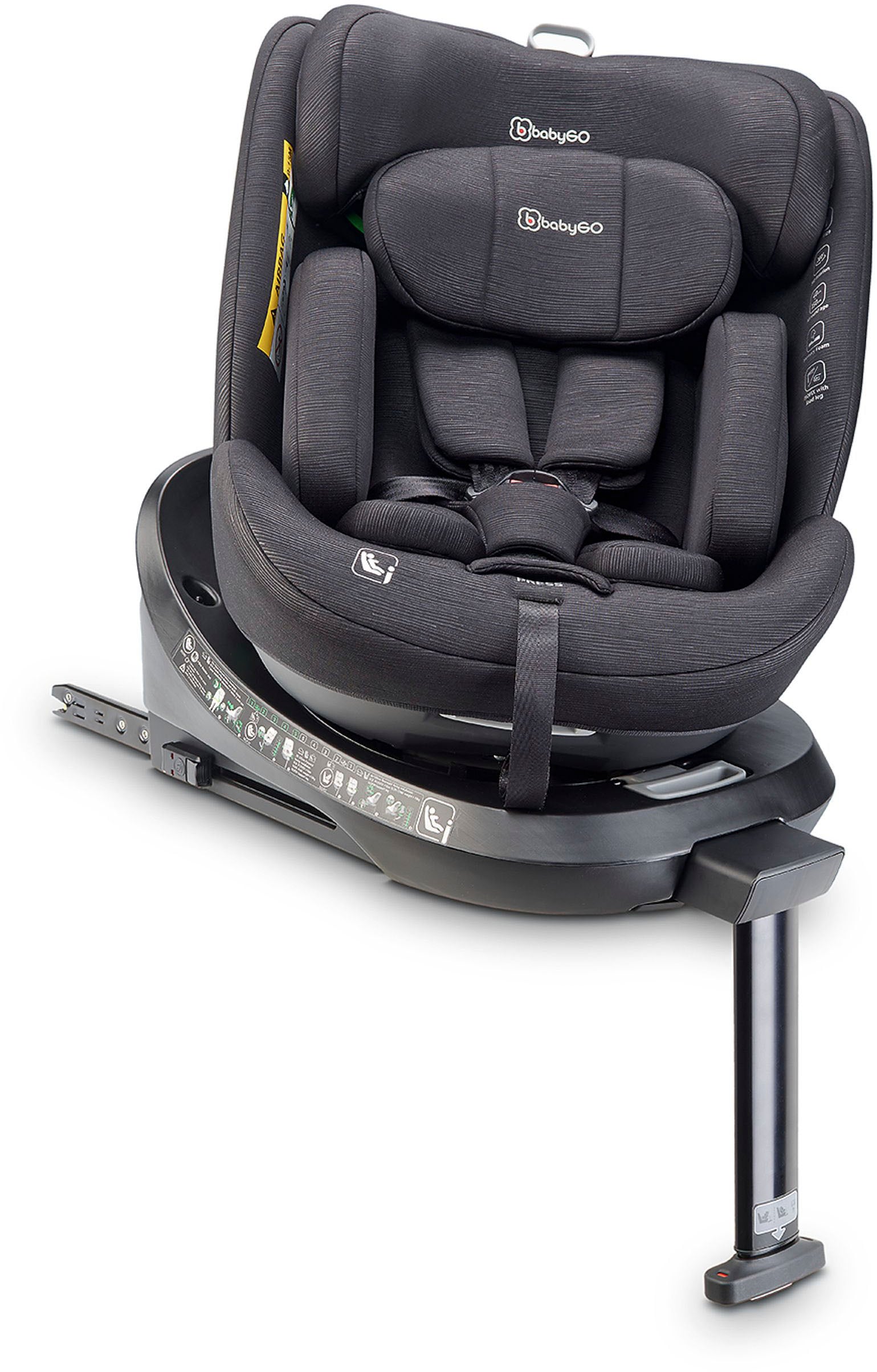 BabyGo Autokindersitz »Move 360 I Size« für Körpergröße von 40-150 cm