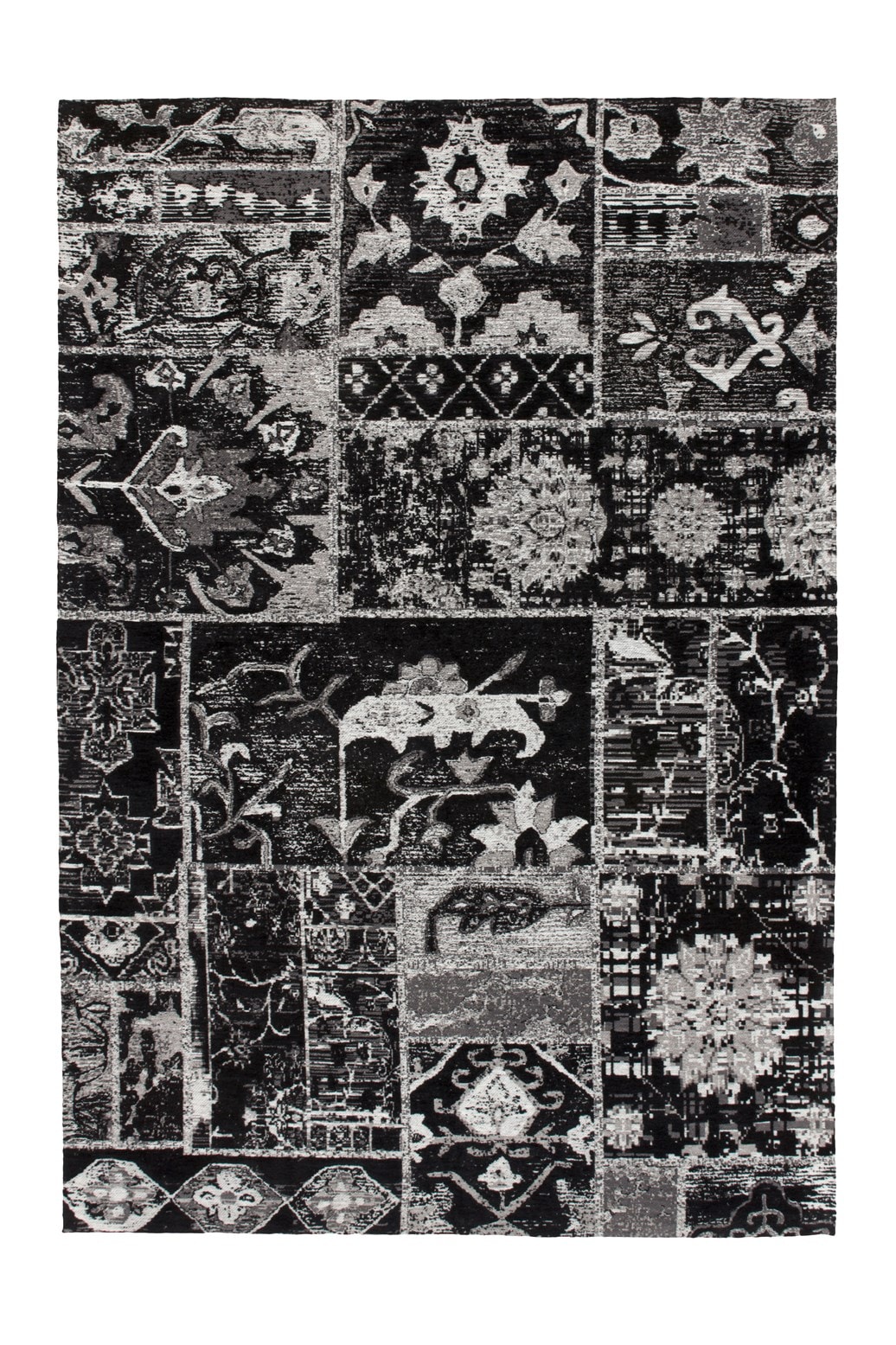 Kayoom Teppich »River 150«, rechteckig, 10 mm Höhe, Jacquard, Retro- und Vintage-Design, Baumwollrücken