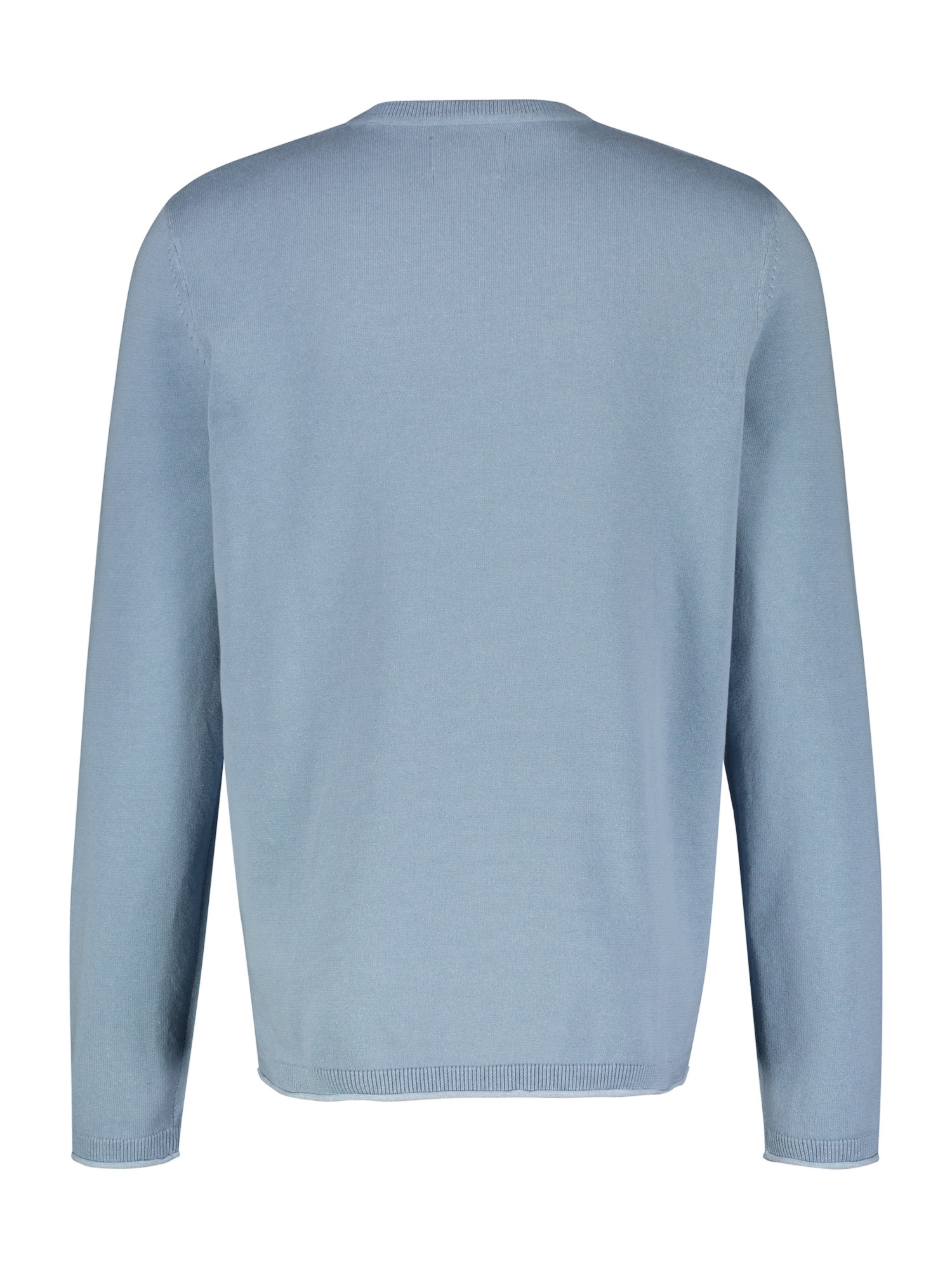 LERROS Strickpullover »Rundhalspullover, Flachstrick«