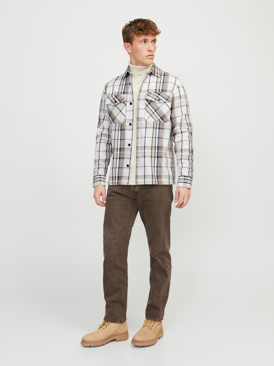Jack & Jones Langarmhemd »JPRCCROY SPRING CHECK OVERSHIRT L/S SN«