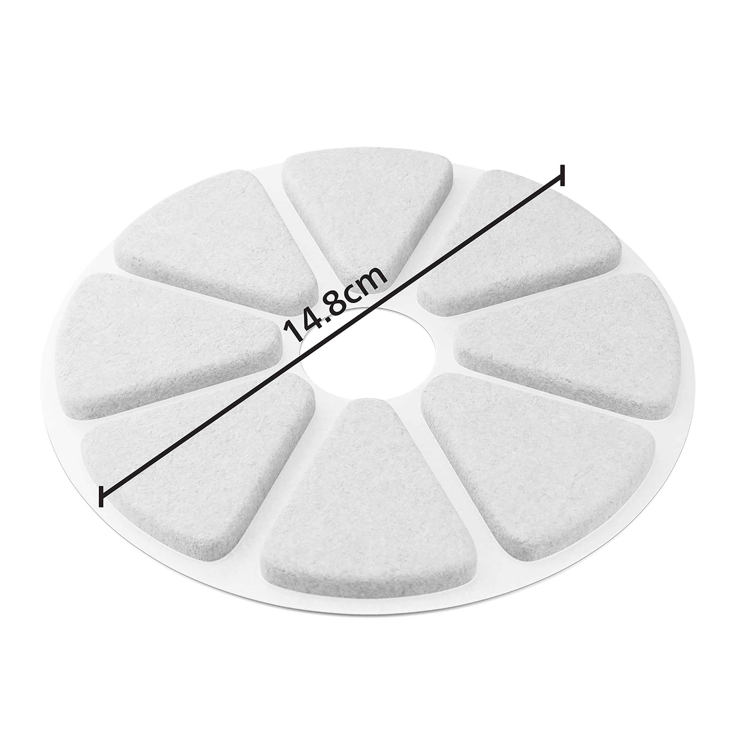 Philips Wasserfilter »PAW0010/01 für Wassertränke Philips Pet Series 3000«, (Packung, 3 tlg., jede Packung enthält drei Filter), mit mehrschichtigem Filtersystem, einfach zu bedienen