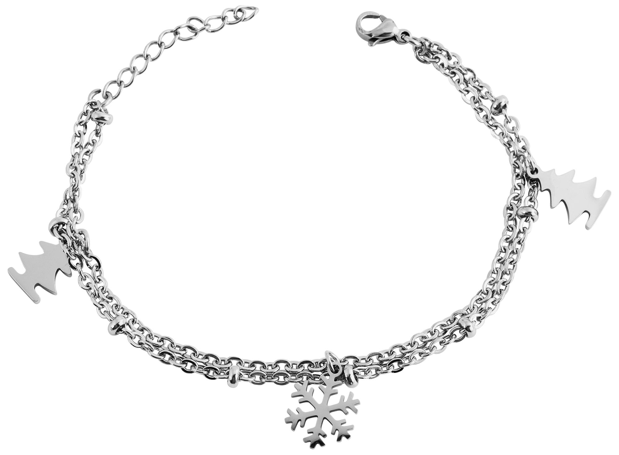 Adelia´s Armband »Damen Armband aus Edelstahl 17 cm«