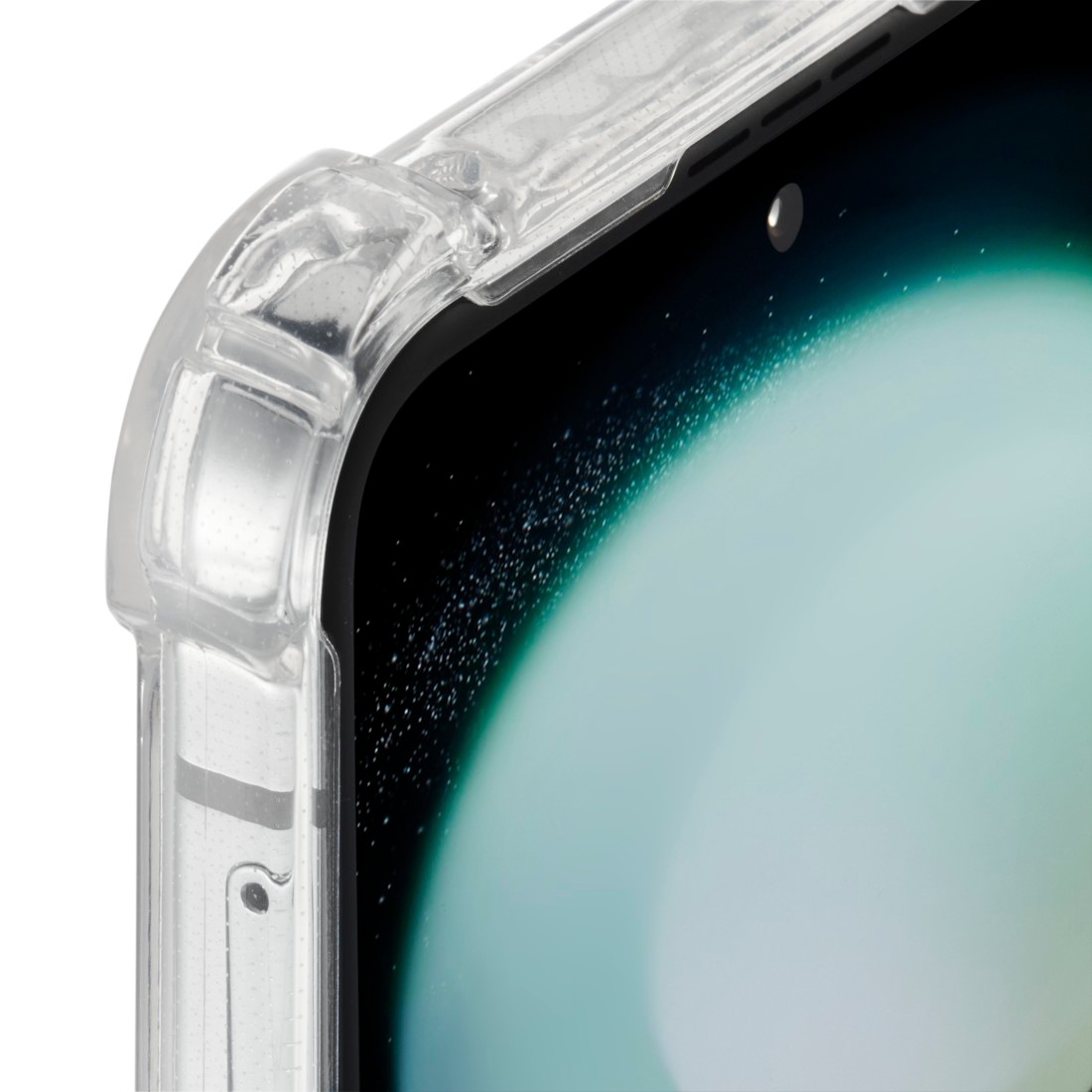 Hama Smartphone-Hülle »Handyhülle für Samsung Galaxy Z Flip5, durchsichtig, kein Vergilben«, Galaxy Z Flip5, transparent, Cover, griffig, faltbar, Rundumschutz, schlankes Design