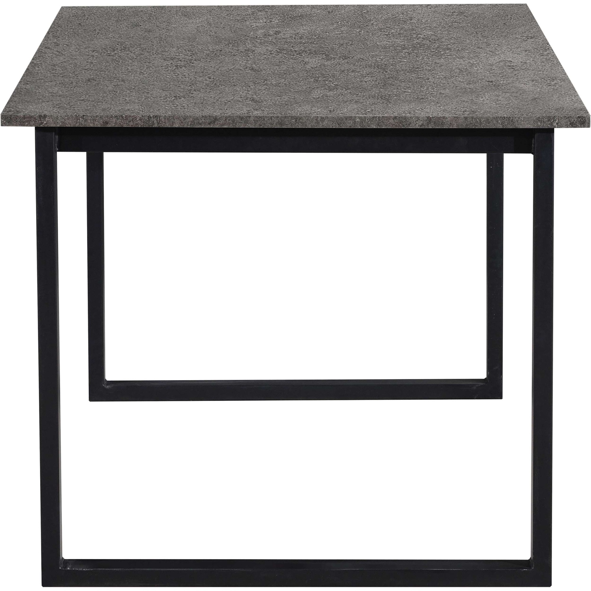 OTTO home Esstisch »Barcell« schwarzes Metallgestell, Plattenvarianten wählbar, sowie Größen