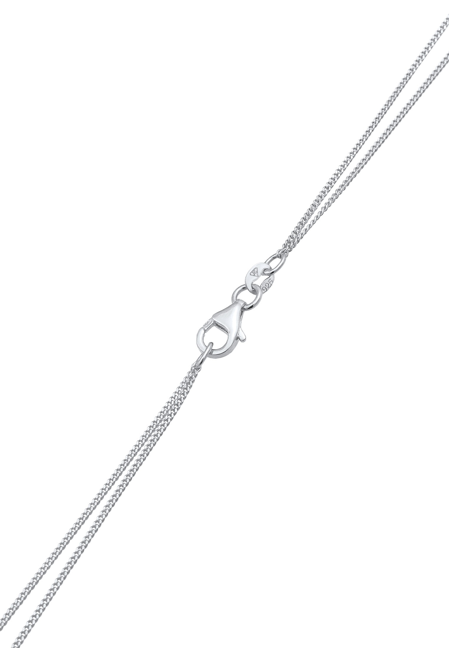 Elli Silberkette »Halskette Layer Flügel Symbol 925 Silber, mit Kristallen von Swarovski®«