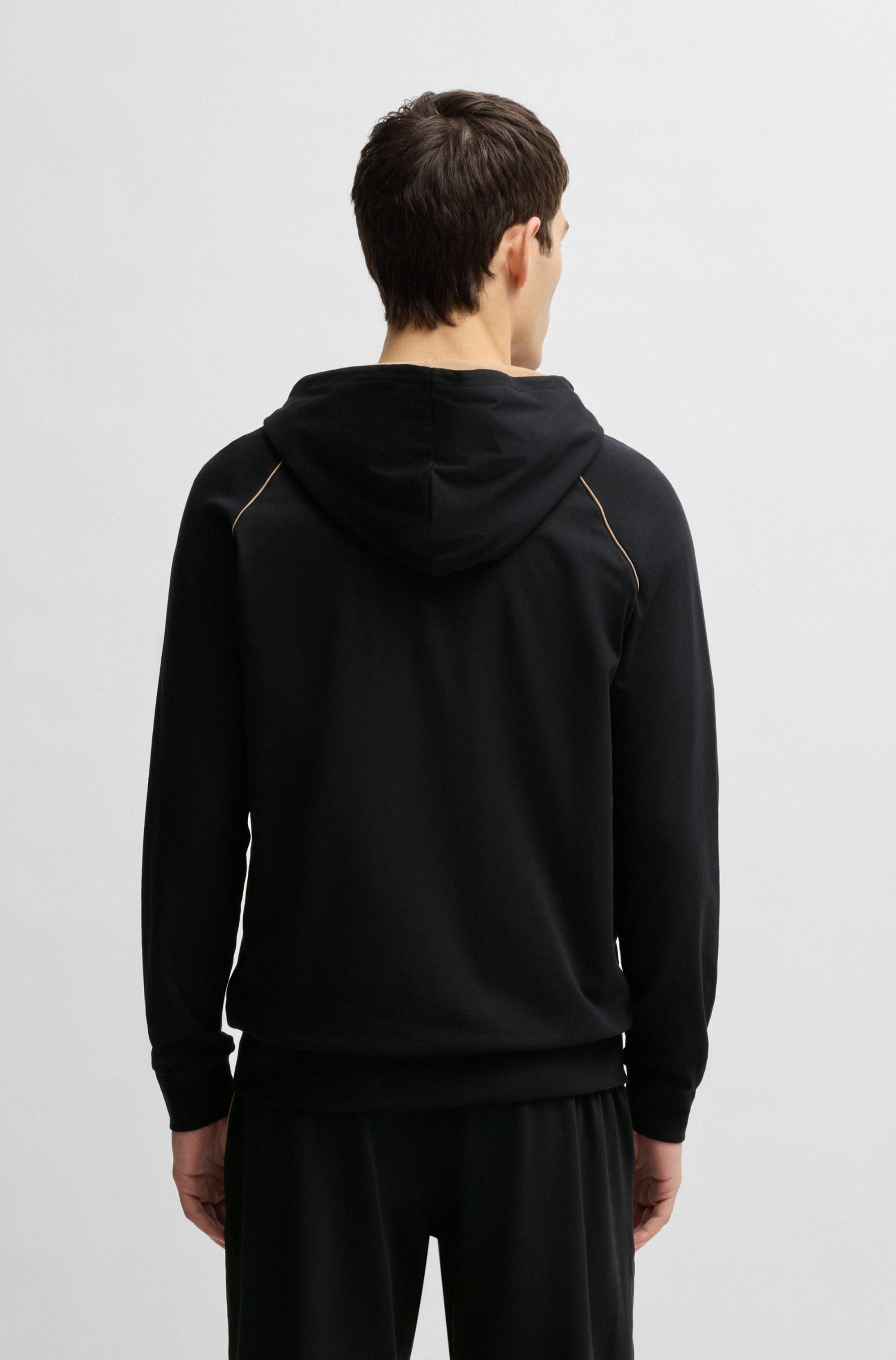 BOSS Kapuzensweatjacke »Mix&Match Jacket H«, mit Kängurutasche