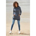 Alife & Kickin Sweatshirt »JilAK«, kuscheliger Longsweater mit Kapuze& Seitentaschen