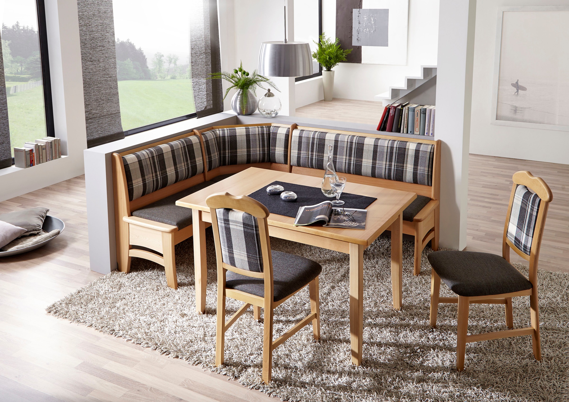 SCHÖSSWENDER Esstisch »Tulln«, zeitloses Design, mit Auszug (120-160cm)