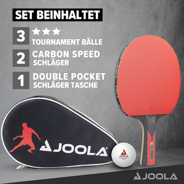 Joola Tischtennisschläger »TT-Set Duo Carbon«, (Set, mit Bällen-mit  Schlägerhülle) im OTTO Online Shop bestellen | OTTO